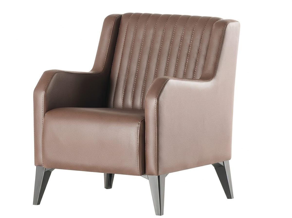 Xlmoebel Loungesessel Sessel moderner Stil Designer Beige Büromöbel Minimalismus Wohnzimmer (1-St., 1-tlg)