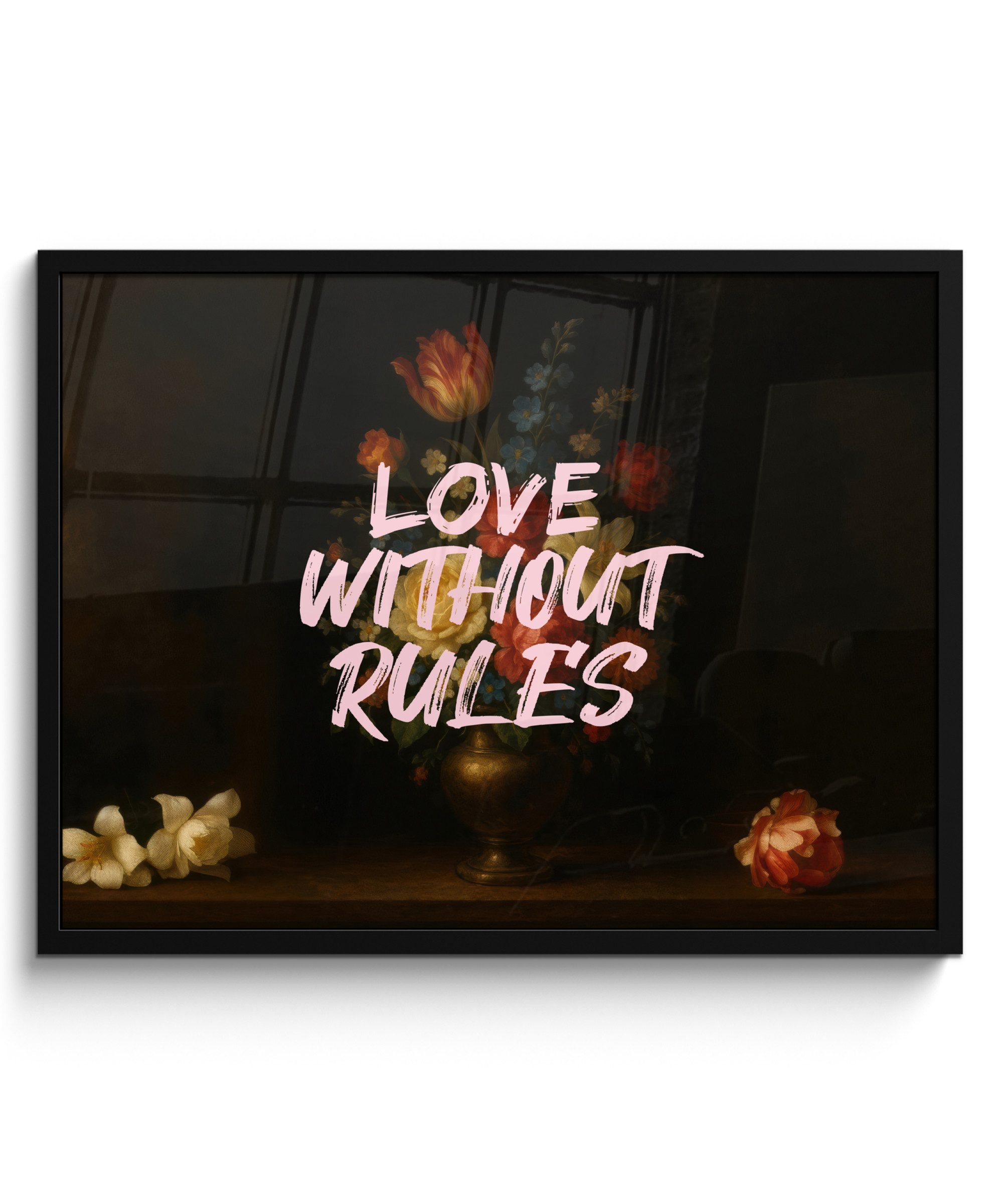 Poster Liebe - Modern - Blumen