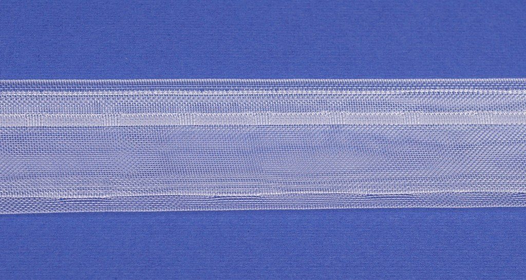 rewagi Raffrollo Raffrolloband mit Zugschnur, transparent / Breite: 44 mm - L051, Verkaufseinheit: 2 Meter