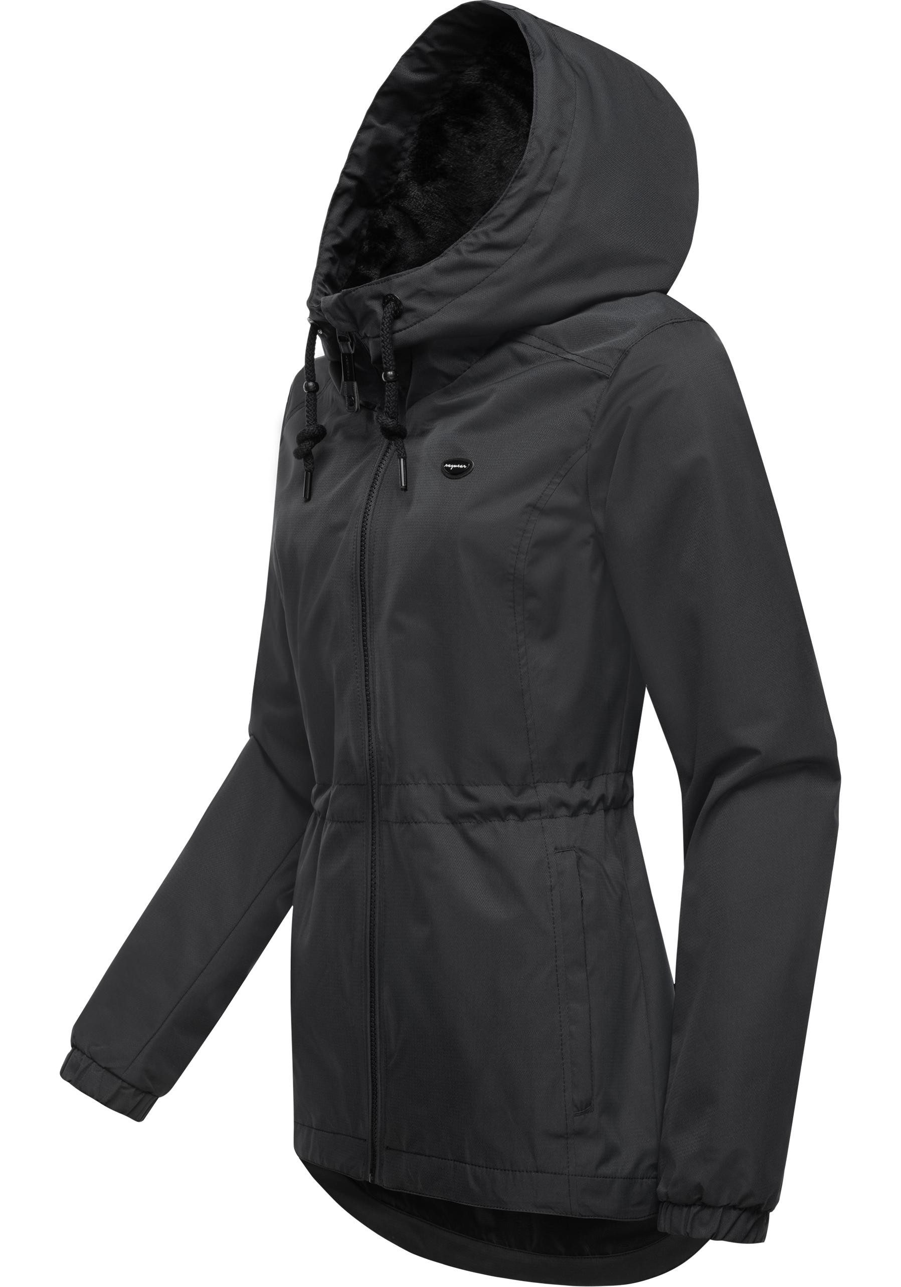 Ragwear Outdoorjacke Dankka Tech Stylische Damen Übergangsjacke aus wasserdichtem Material