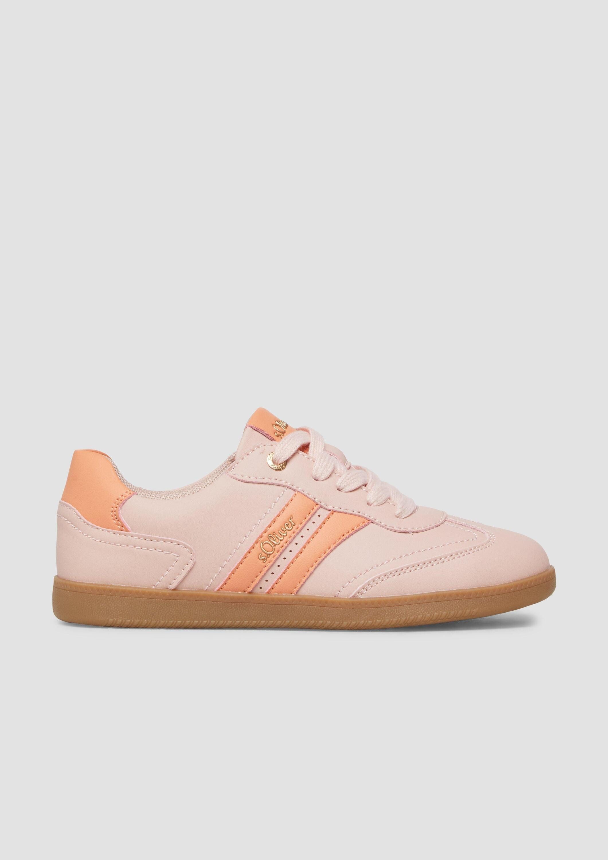 s.Oliver Sneakers Sneaker Multicolor-Sneaker in Leder-Optik