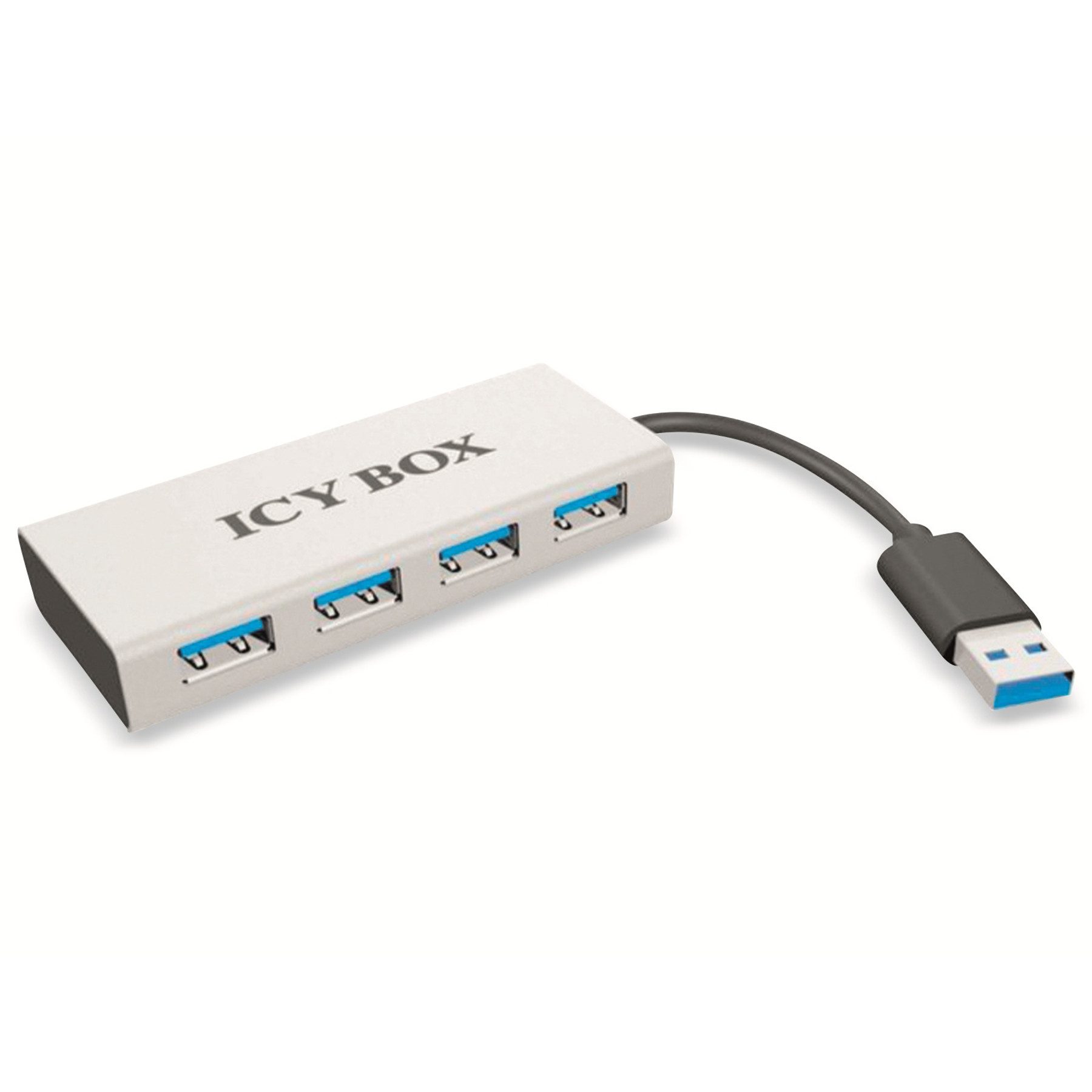 ICY BOX USB-Hub IB-AC6104, USB 3.0, 4-port USB-Adapter