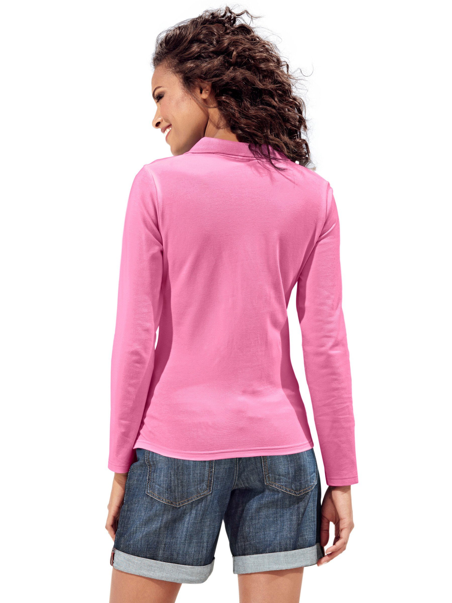 heine T-Shirt Langarm-Poloshirt . günstig online kaufen