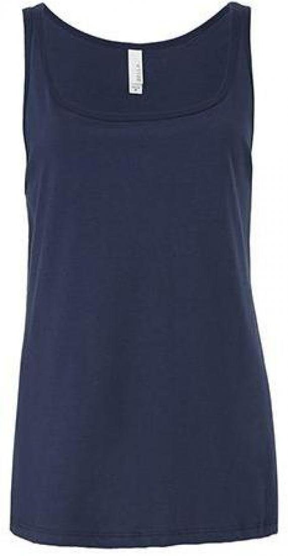 Bella + Canvas Trainingsshirt Damen Relaxed Jersey Tank / Länger geschnitten