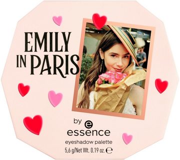 Essence Lidschatten-Palette EMILY IN PARIS by essence eyeshadow palette, Augen-Make-Up mit verschiedenen Texturen, vegan