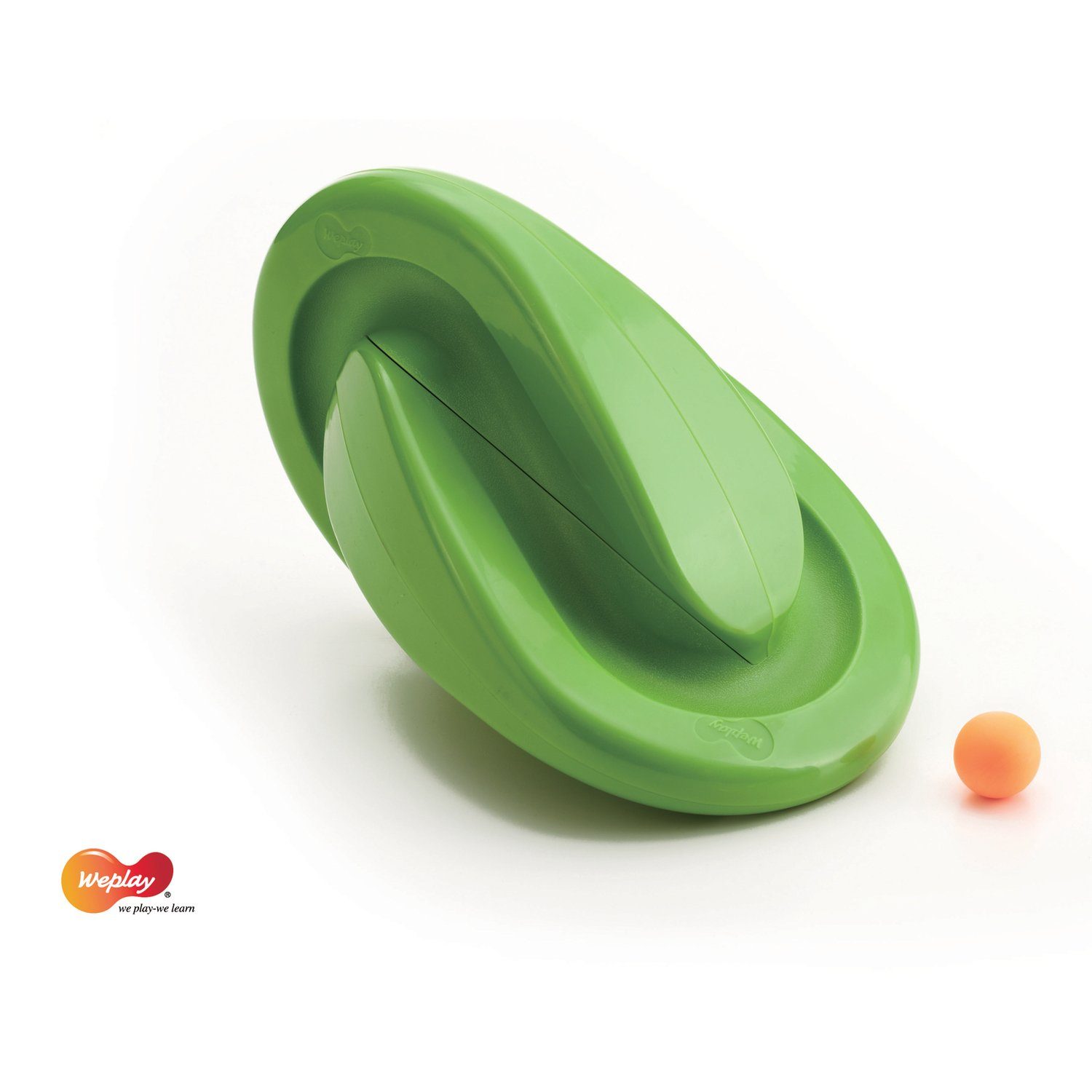 Weplay Motorikschleife Forever Up & Down, klein, grün mit 2 Kugeln