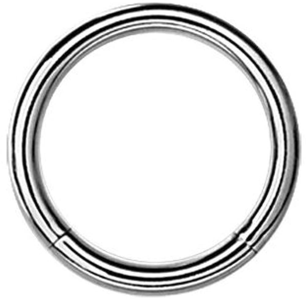 7.0 Ohrpiercing Millimeter - Intim Piercing Karisma Nasenpiercing Septum Piercing-Set Segment Ring Titan G23 Karisma 1,2mm