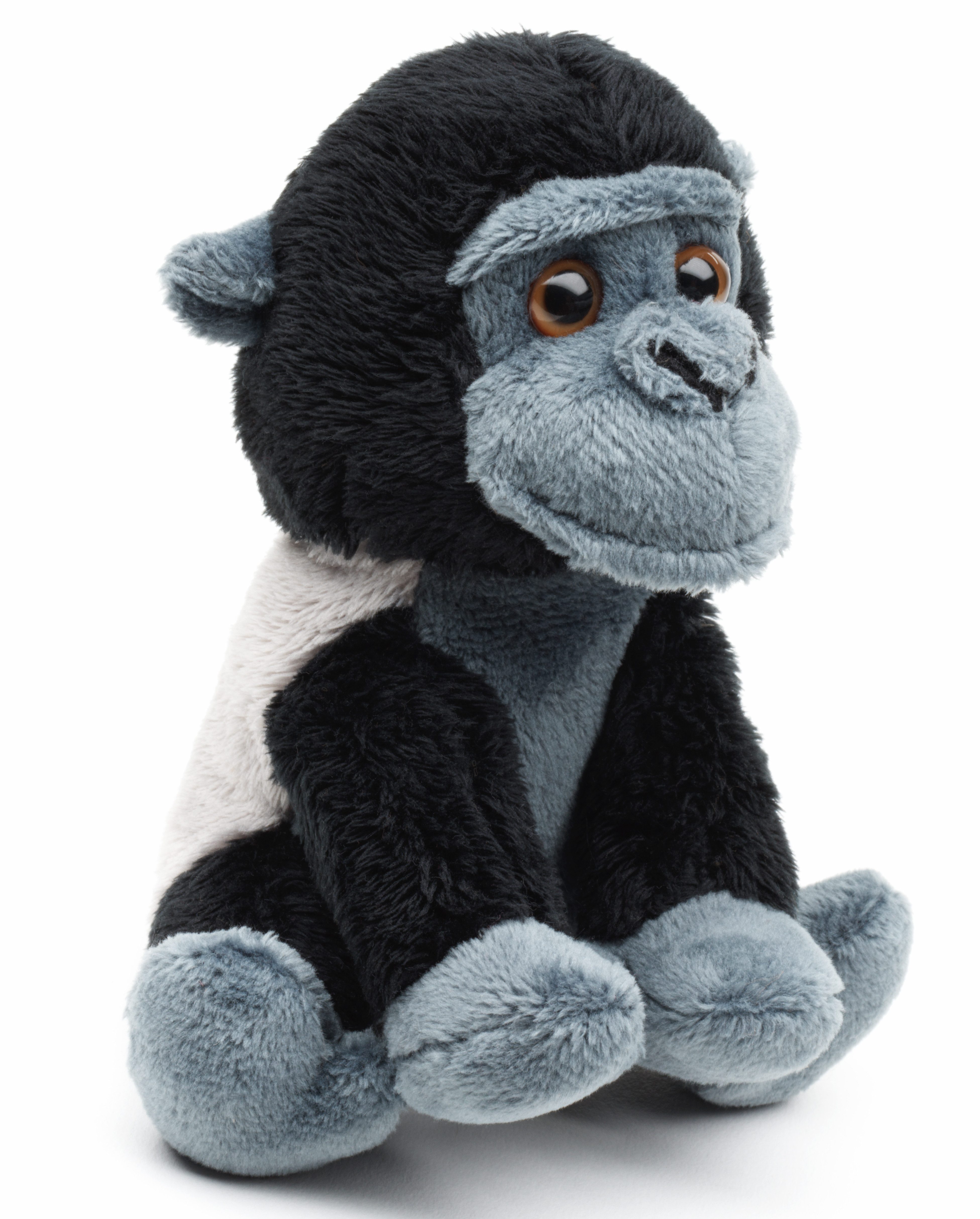 Uni-Toys Kuscheltier Gorilla Plushie, sitzend - 14 cm (Höhe) - Plüsch-Affe günstig online kaufen