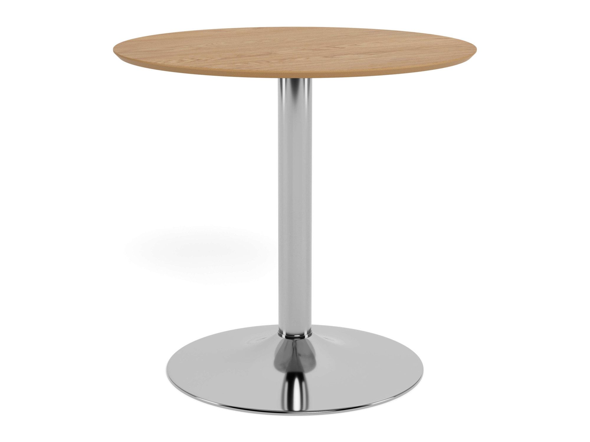 ACTONA GROUP Bartisch Ibiza, Bistrotisch, Tisch,Eiche,Chrom Stahl,80x74cm
