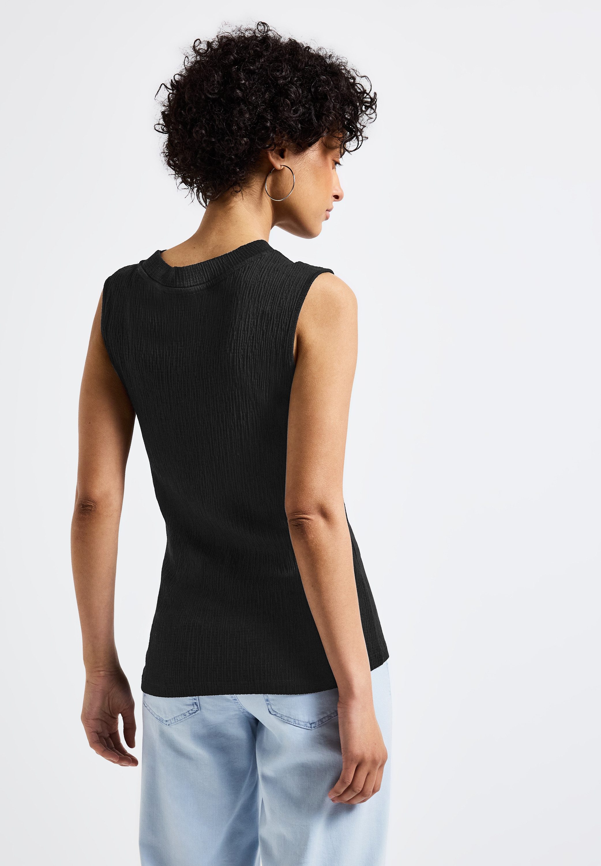 STREET ONE Tanktop mit Struktur Muster günstig online kaufen