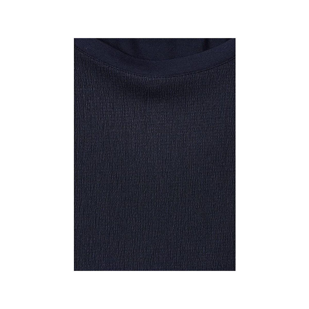 dunkel-blau Rundhalsshirt ONE deep STREET blue (1-tlg)