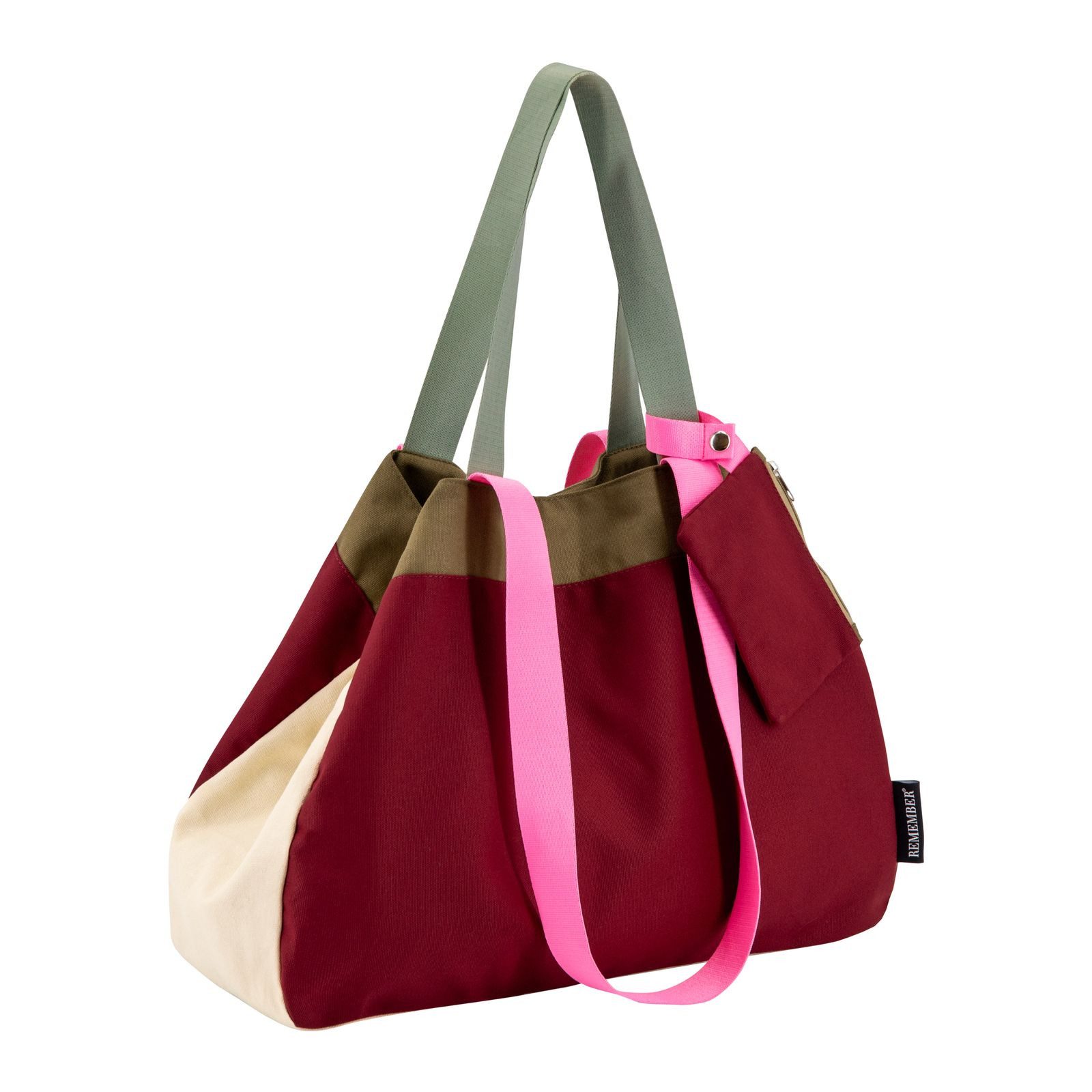 Remember Einkaufsshopper, Remember CANVAS Tasche Shoppingtasche rot günstig online kaufen