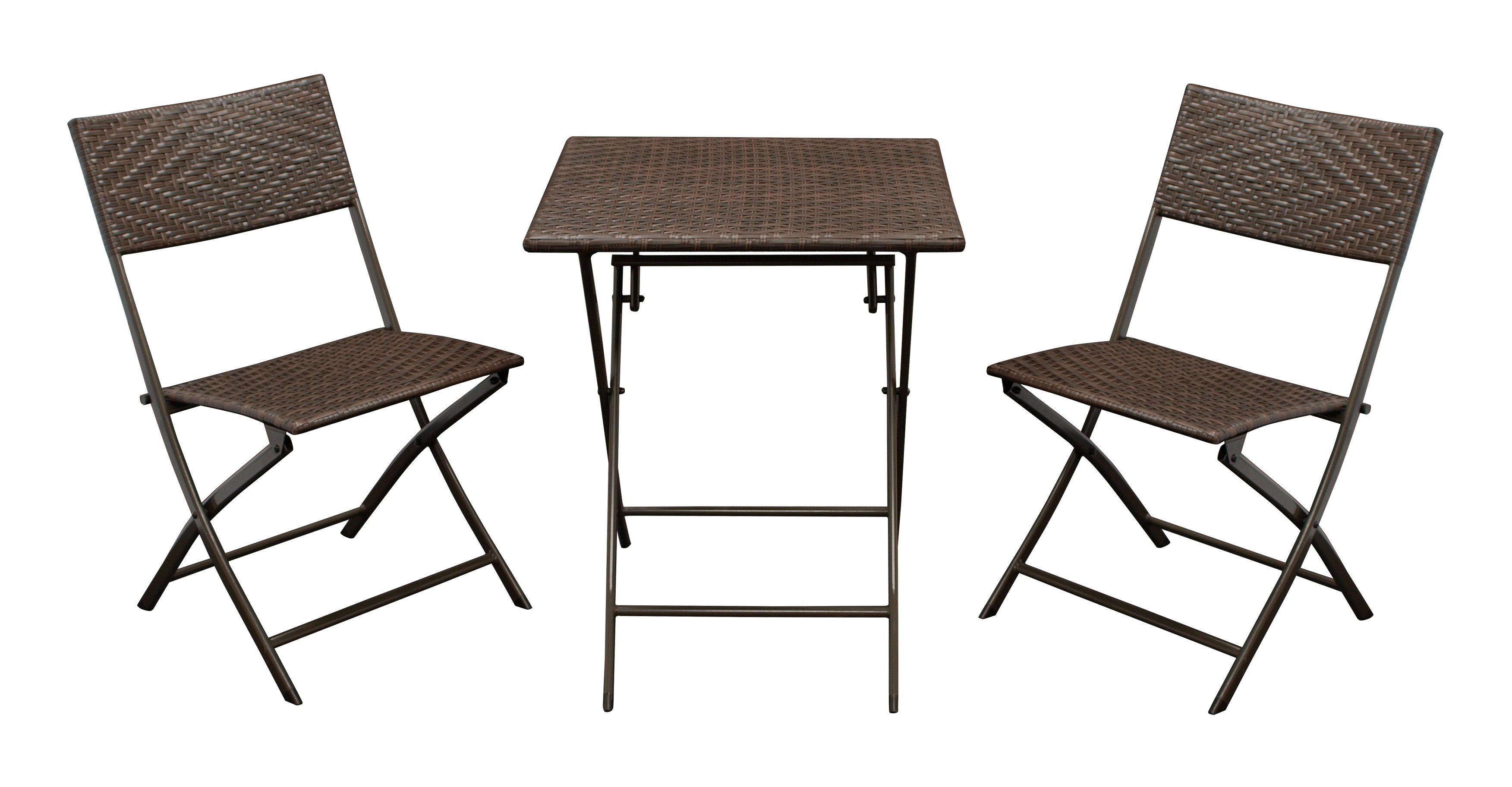 DEGAMO Balkonset ROSSANO, (3-tlg), klappbar, Metall günstig online kaufen
