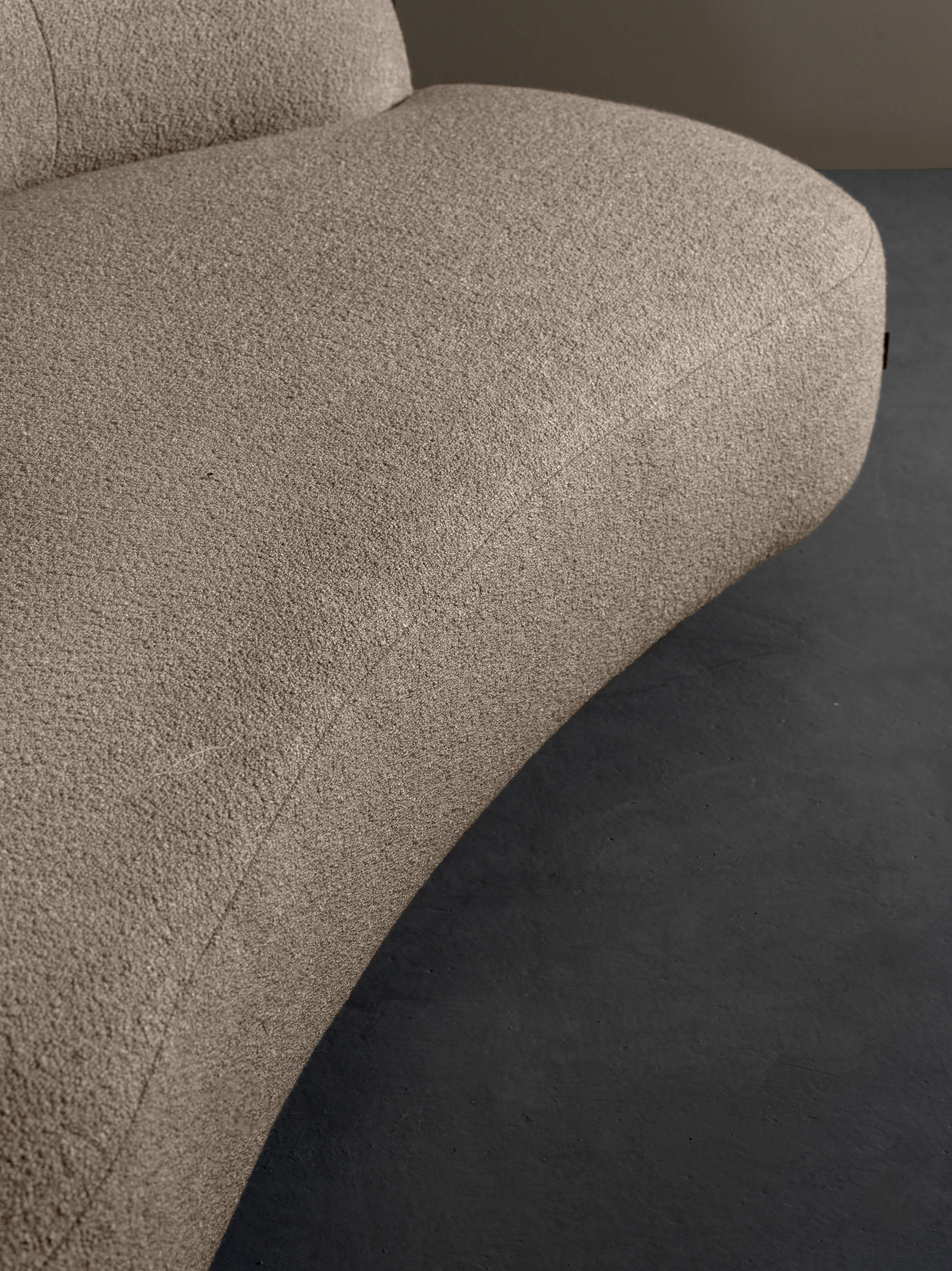 organisch Aria, skandinsvischen beige Design geformt, im furninova Sofa