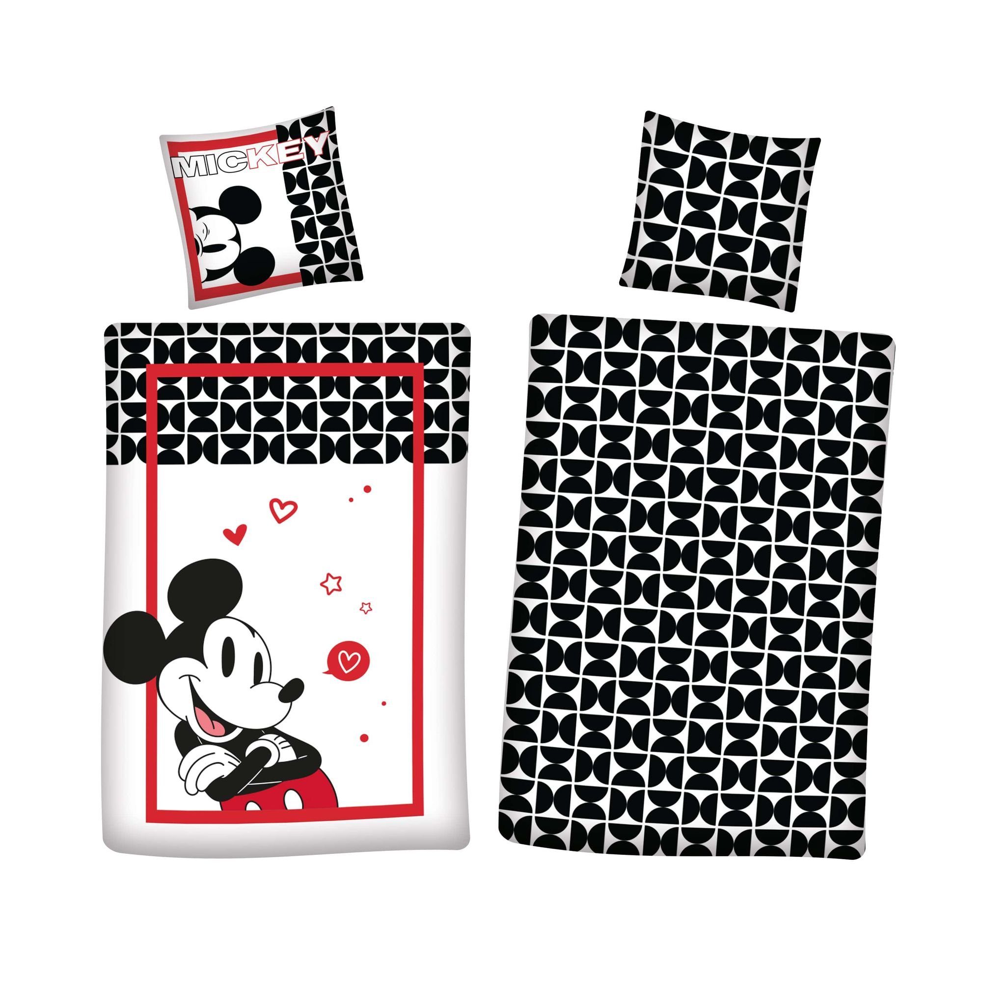 AY!Max Kinderbettwäsche Bettwäsche Mickey in Love günstig online kaufen