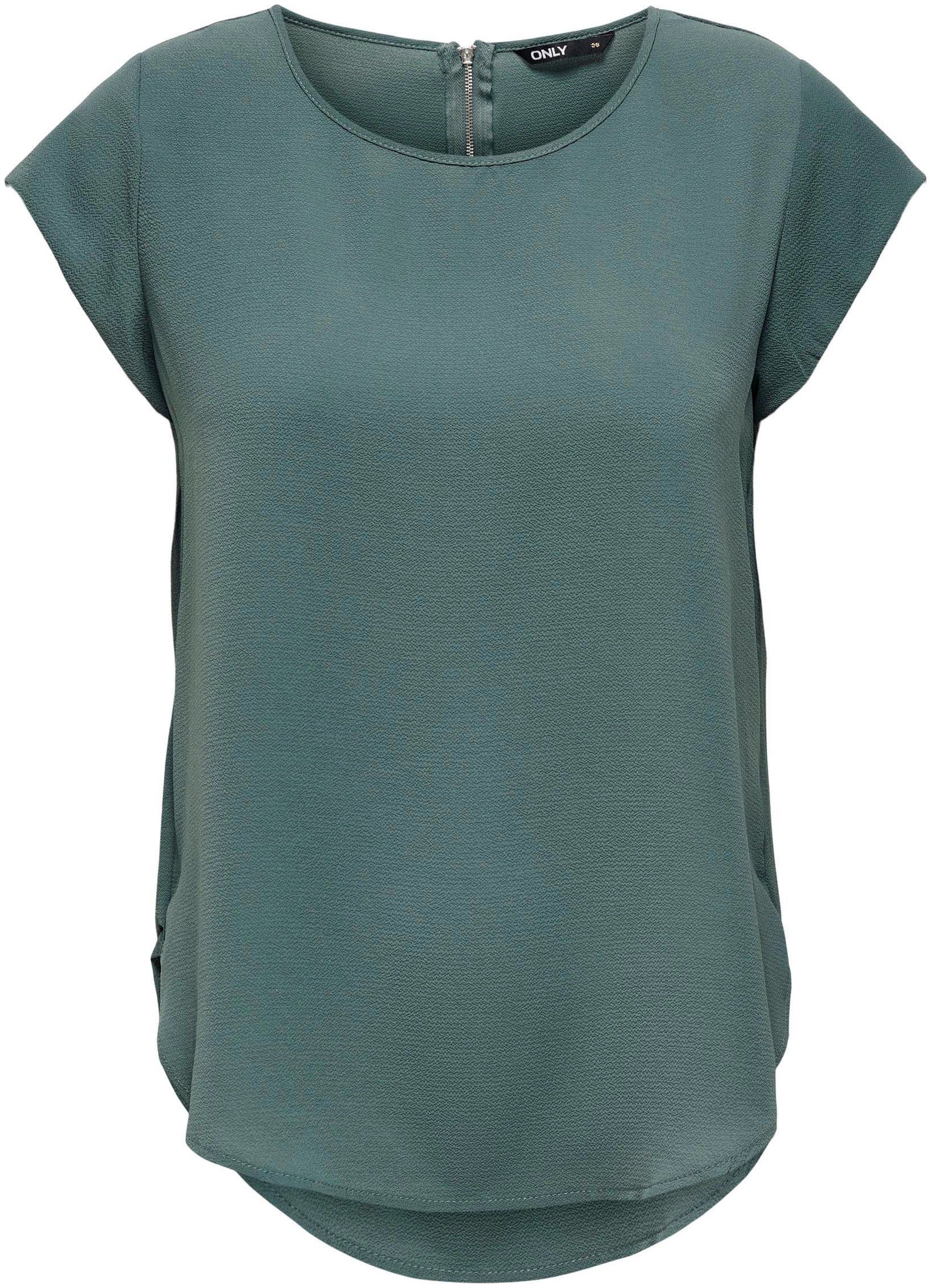ONLY Kurzarmbluse green TOP NOOS PTM ONLVIC S/S balsam SOLID