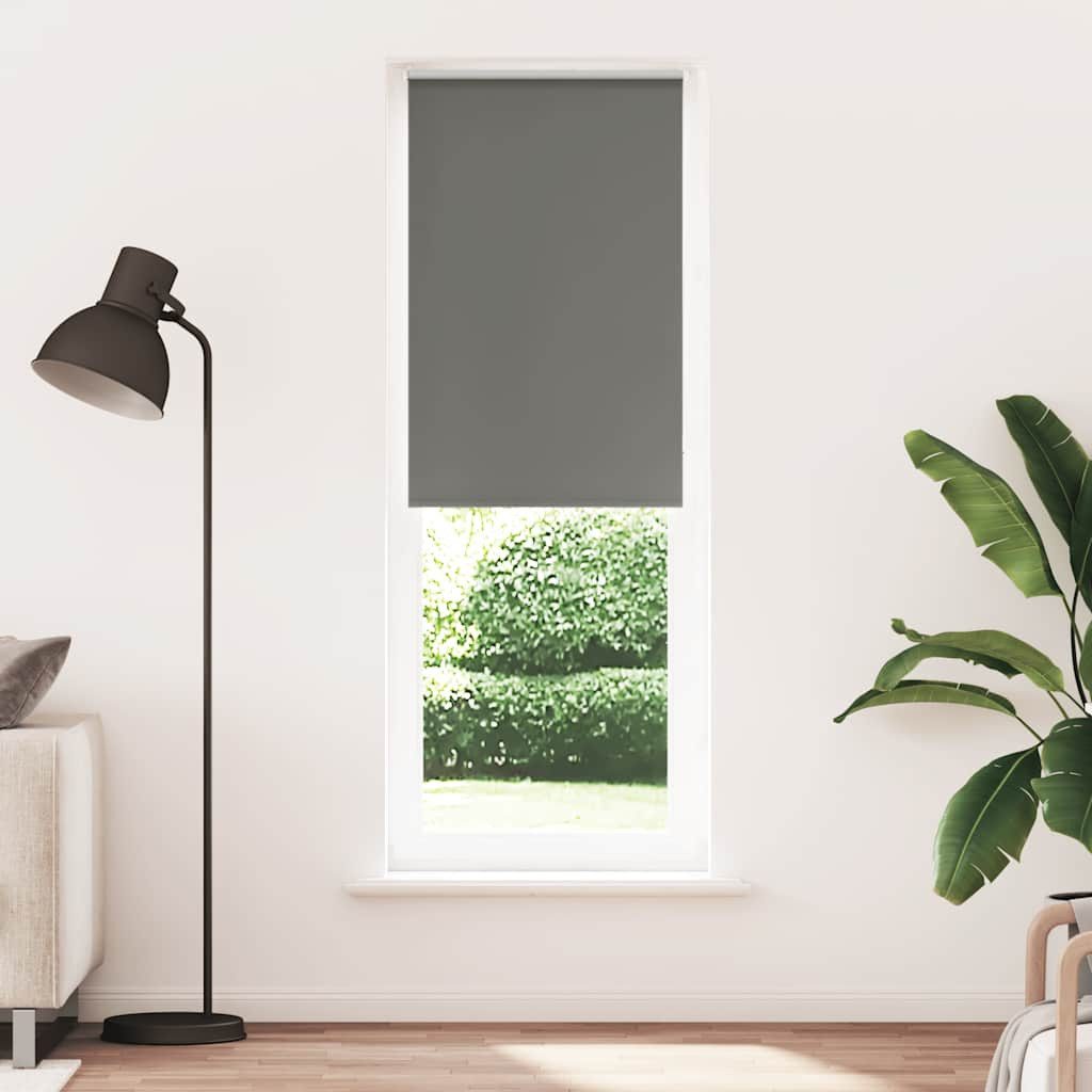 Verdunklungsrollo, vidaXL, Verdunkelungsrollo Grau 80x230 cm günstig online kaufen