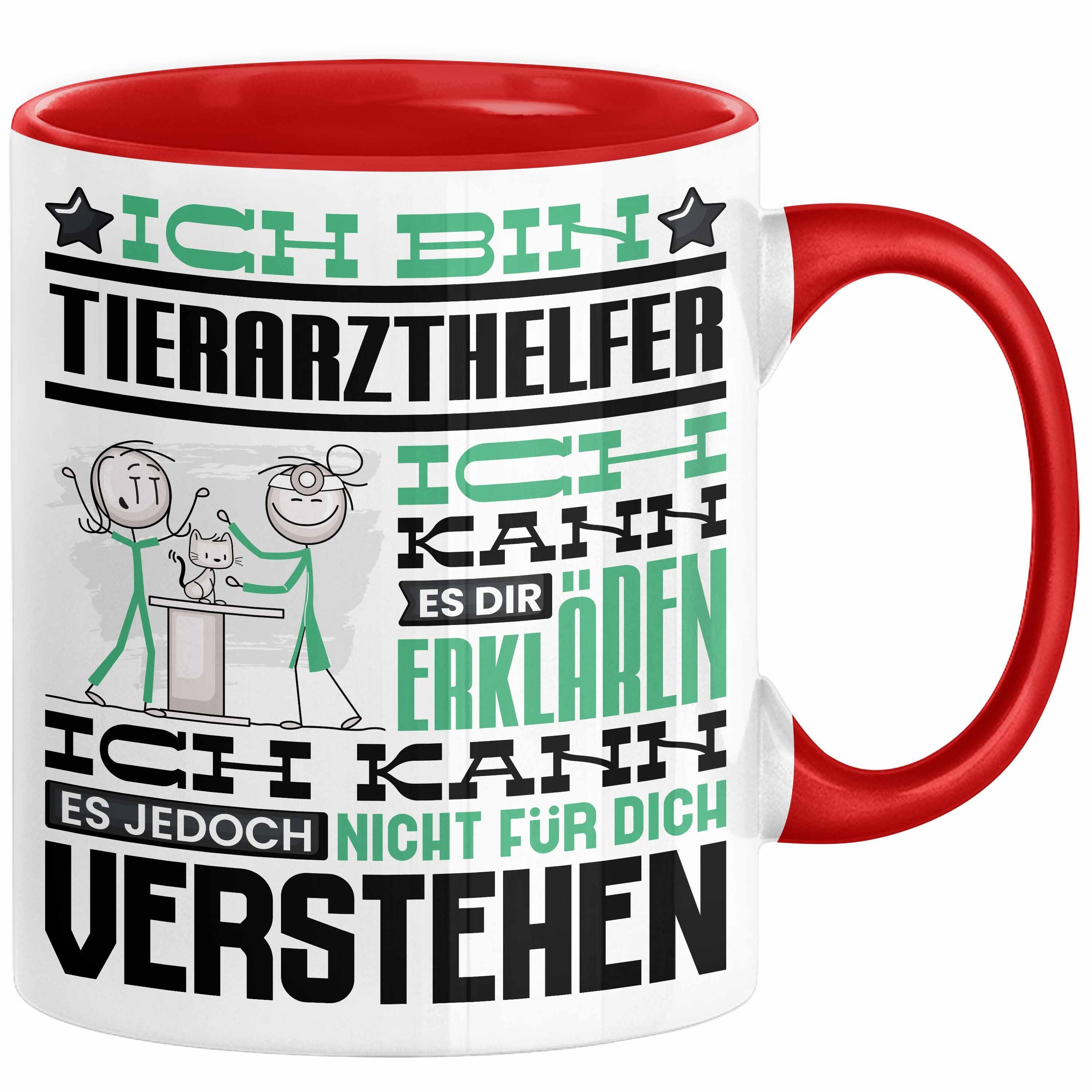 Tasse Tierarzthelfer Geschenk Kaffee-Tasse Geschenkidee für Tierarzthelfer I