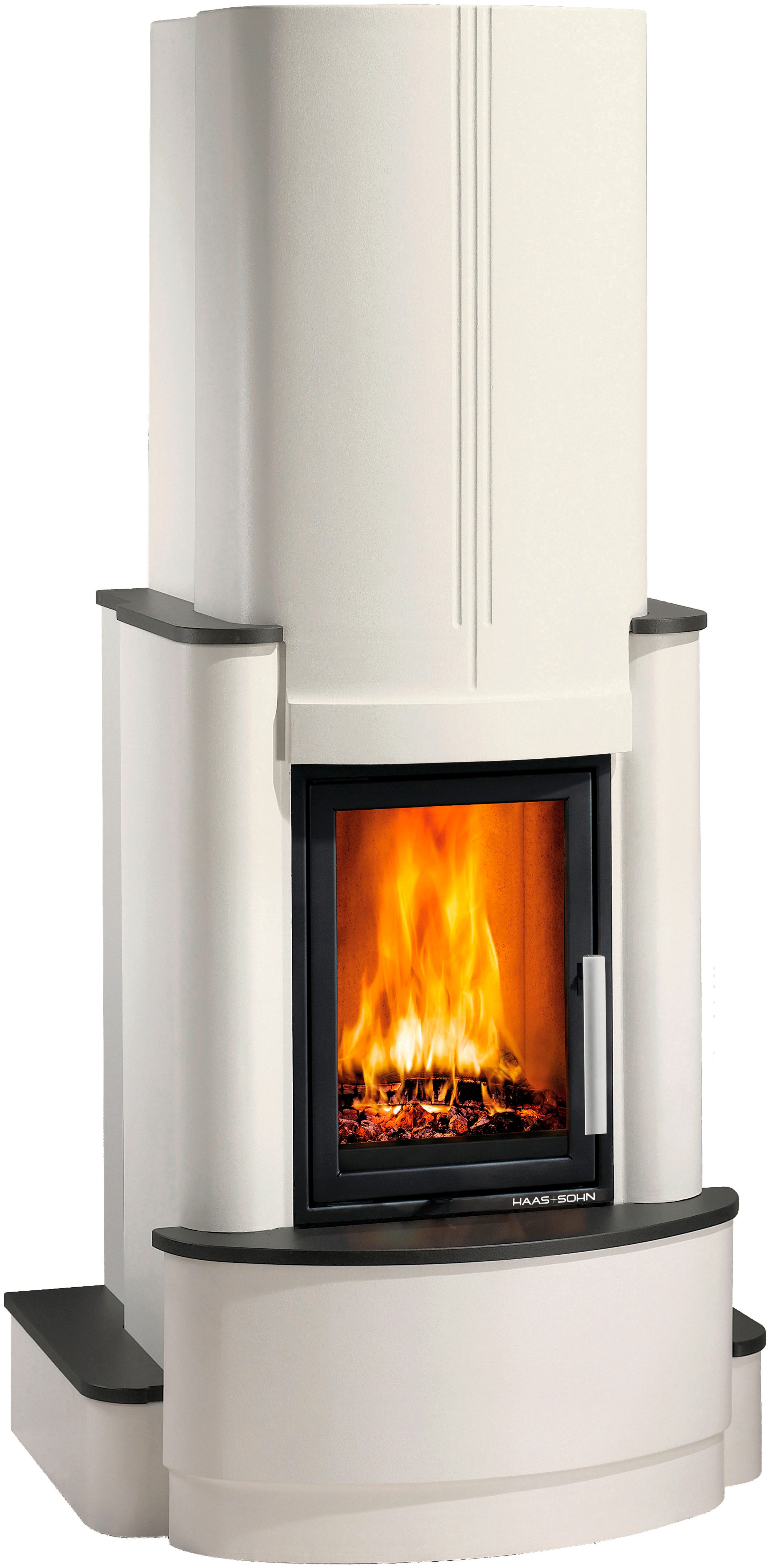 Haas + Sohn Kaminbausätze ROMA-II Ruivina mit ESPRIT-IV =, Zeitbrand, (Set)