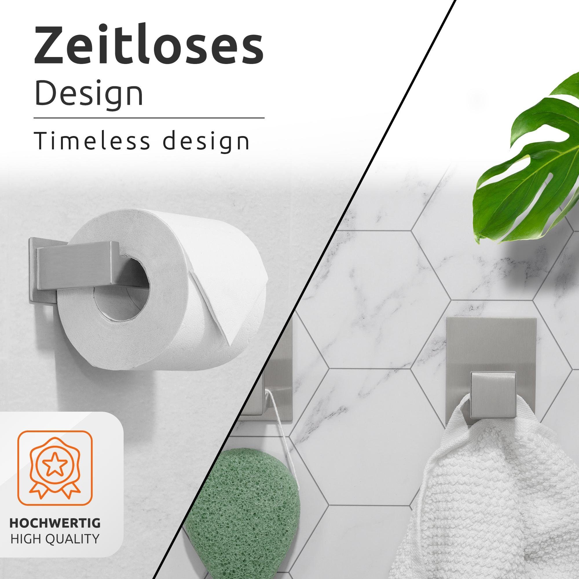 ECENCE Toilettenpapierhalter 1x Toilettenpapierhalter + 2x günstig online kaufen