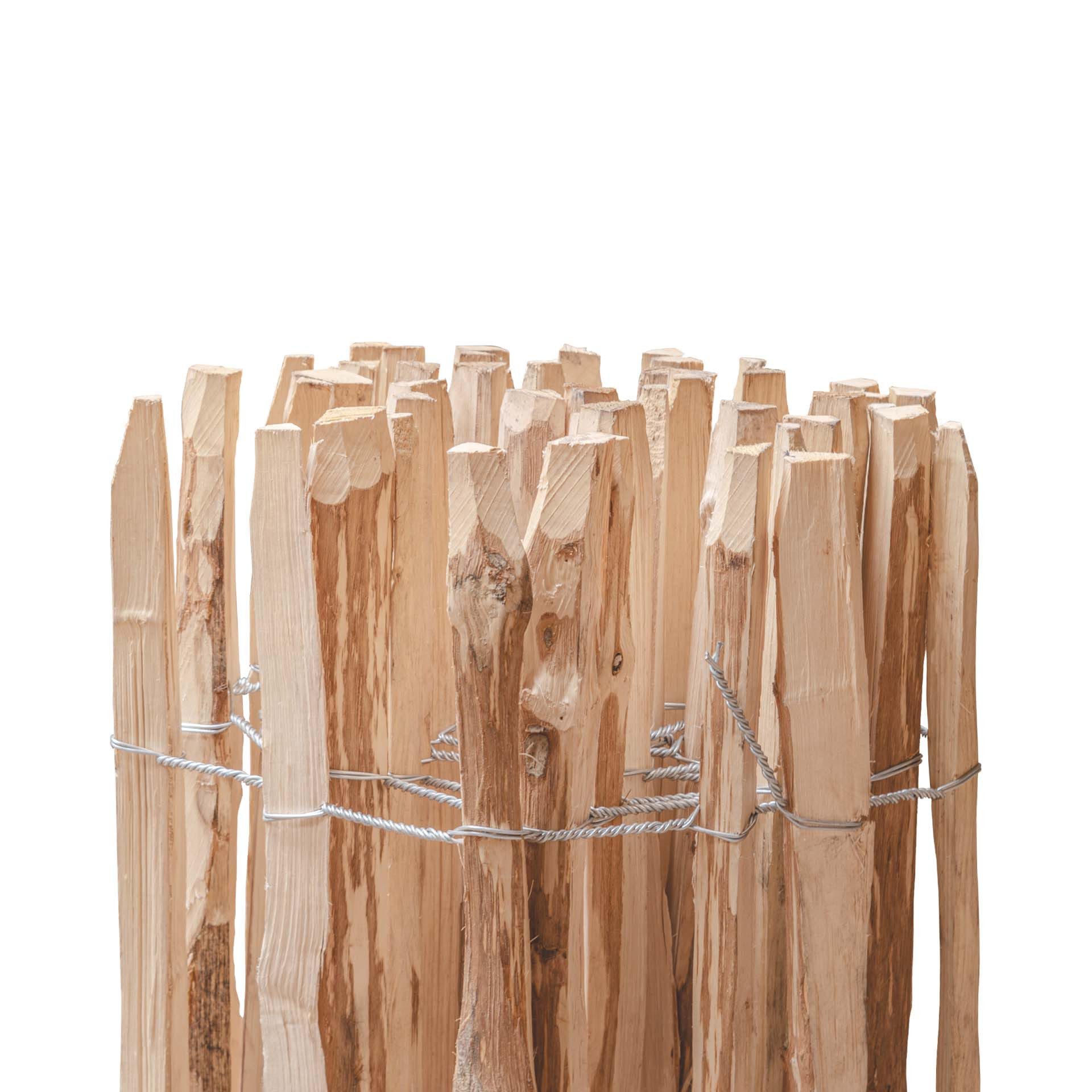 STILTREU Staketenzaun Staketenzaun Haselnuss - Höhe 50 cm, Länge 5 m, Latte günstig online kaufen