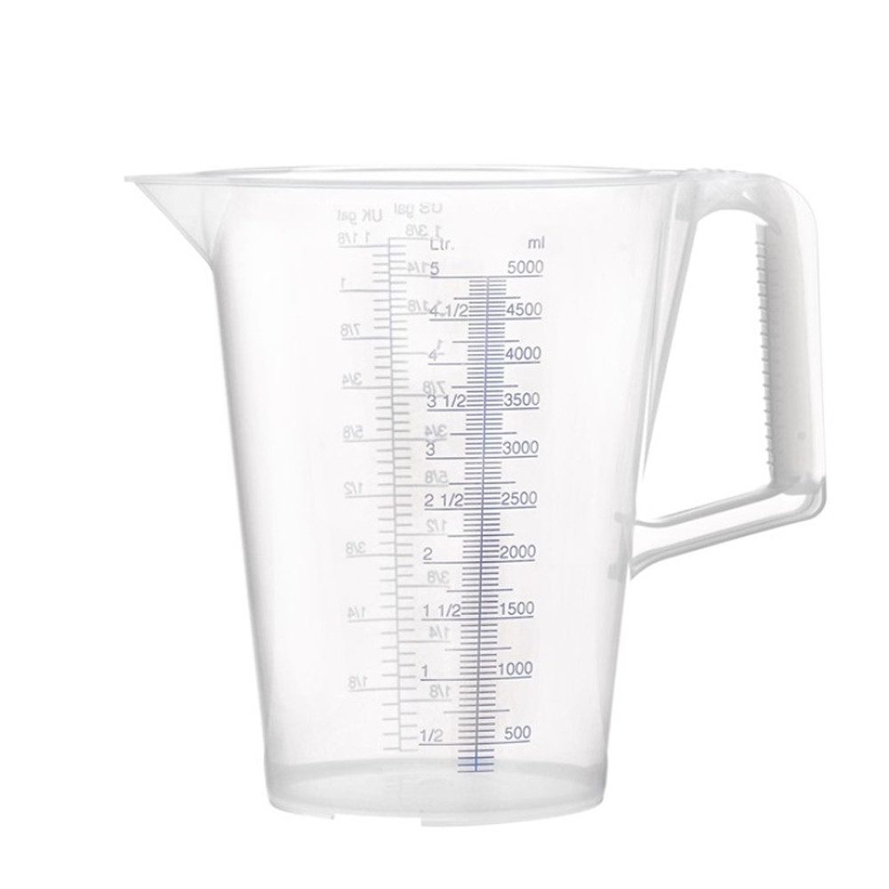 Pressol Messbecher PRESSOL 07085 Messbecher 5 l blau bedruckte Skala Polypropylen