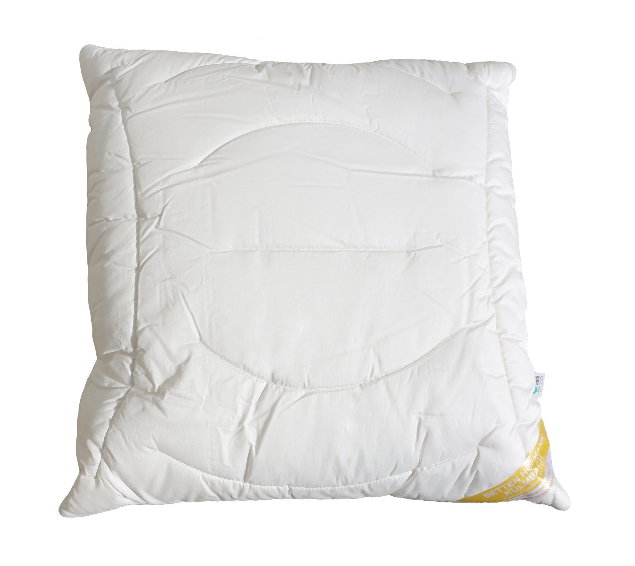 Betten Hofmann Kopfkissen Merino Zirbenholz Kopfkissen 80x80 Wohlfühlkissen Zirbenkissen Zirbend, Bezug: 100% Baumwolle, Kopfkissen, Rückenschläfer, Seitenschläfer