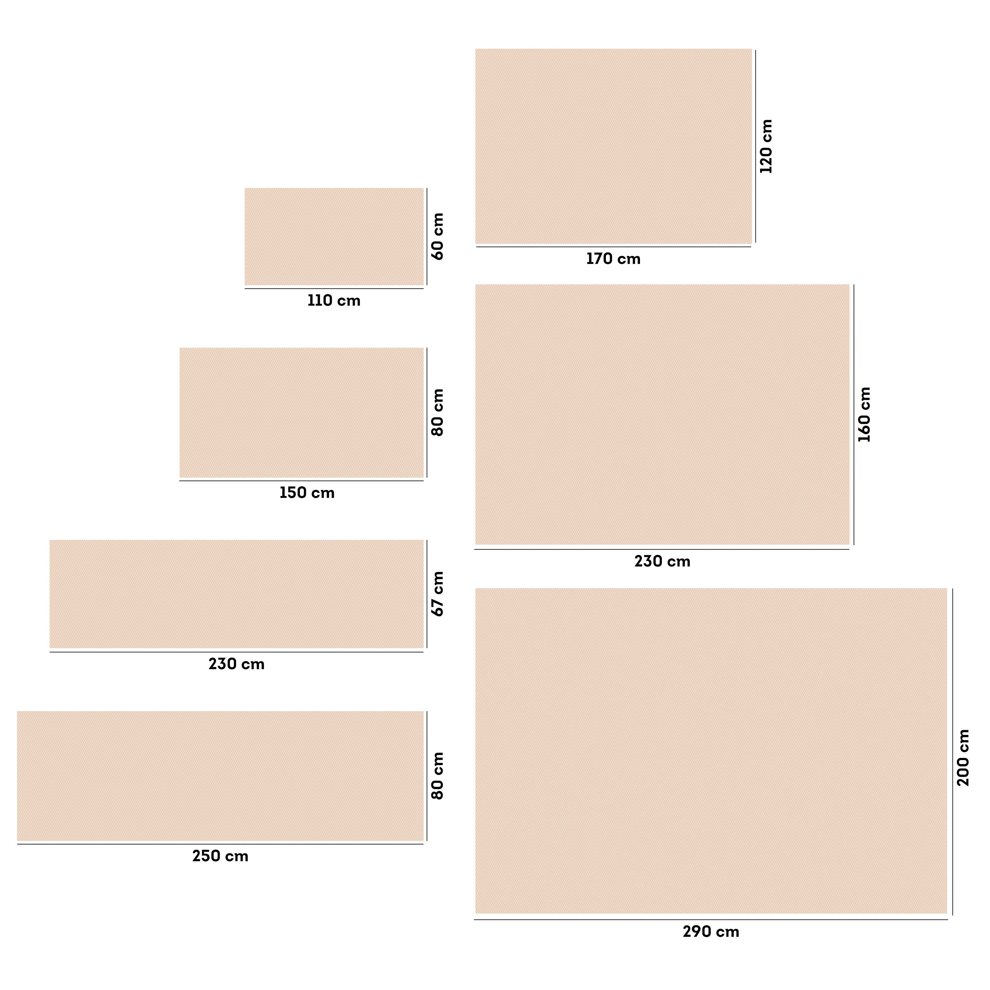 OTTO home Teppich Venedig auch als Läufer erhältlich, rechteckig, Höhe: 4 mm, In- und Outdoor geeignet, Sisal-Optik, Wetterfest & UV-beständig