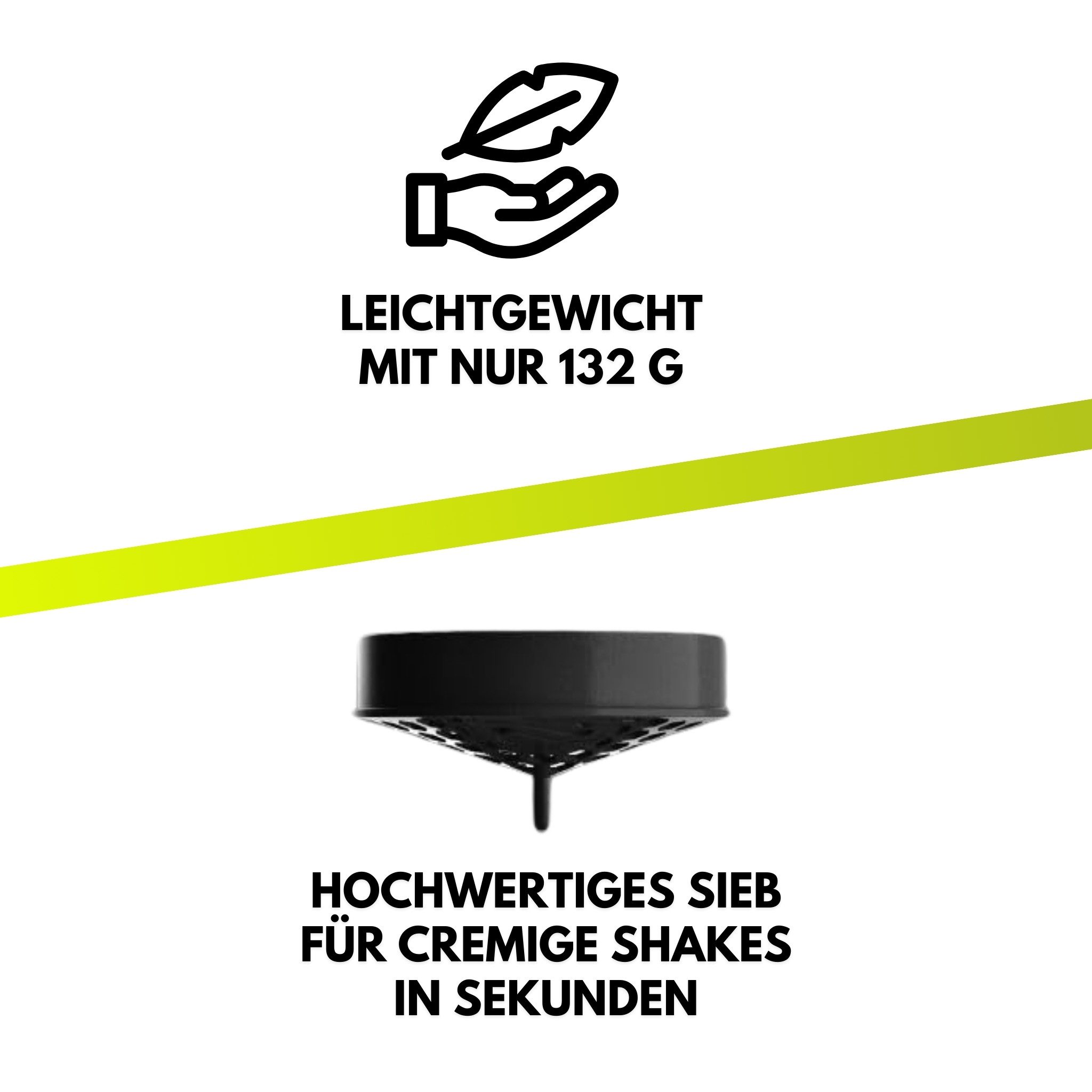 GYMSHAKER Protein Shaker 3er Pack Trinkflasche für Bodybuilding, Gym Equipment & Muskelaufbau, (Spar-Set, 3-tlg., Premium Protein Shaker), Auslaufsicher, Spülma – Bild 5 von 5