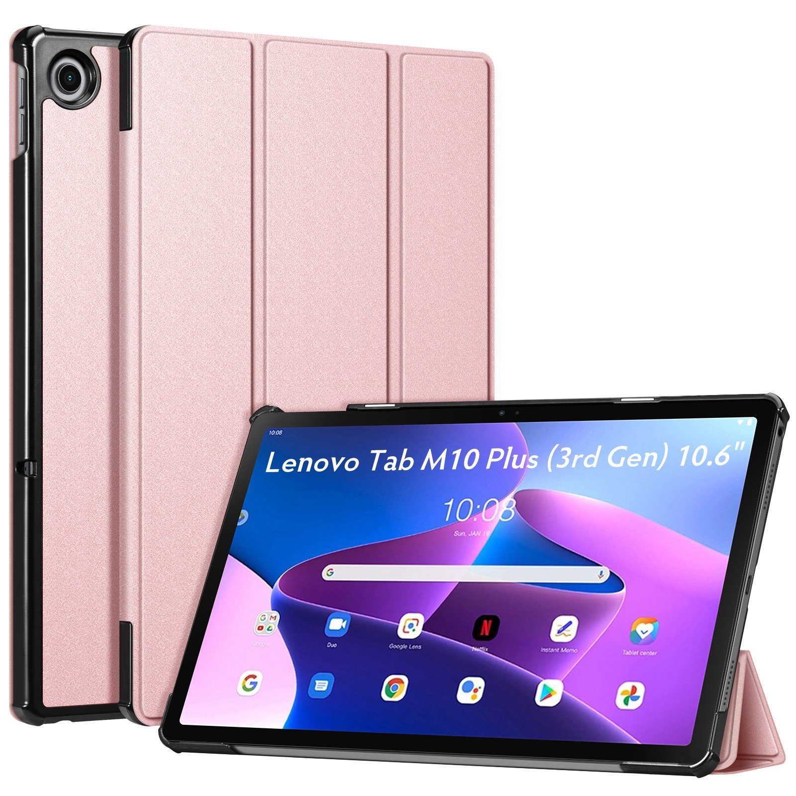 Fintie Tablet-Hülle für 10.6" Lenovo Tab M10 Plus(3.Gen) 26,9cm(2000x1200 2K Display) 2022, Dünn Case mit Auto Schlaf/Wach, Nicht für 10.1" Lenovo Tab M10(3. Gen)