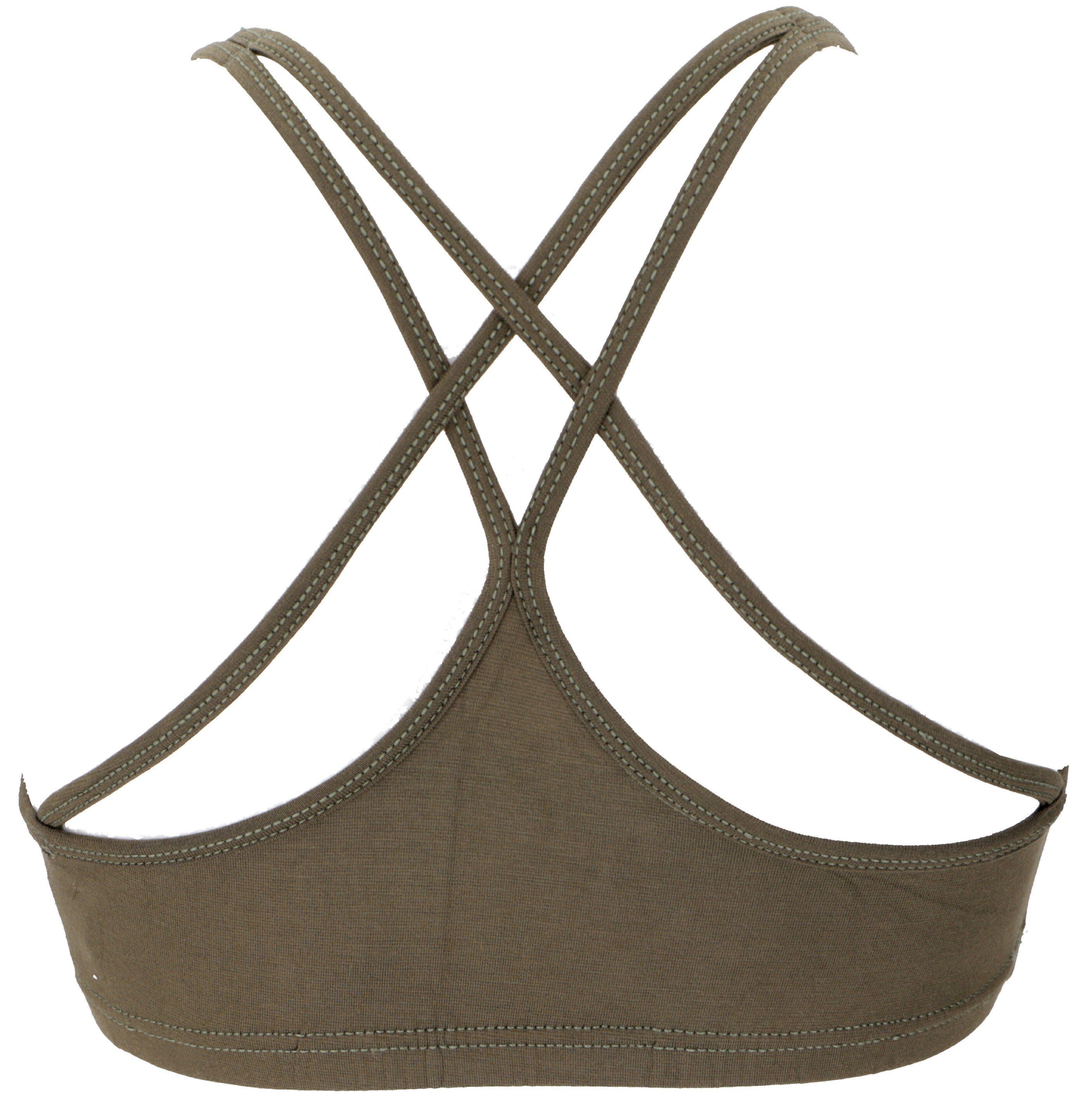 Guru-Shop T-Shirt Goa Psytrance Bikini Top, Boho Top, Yoga Bra,.. Festival, günstig online kaufen