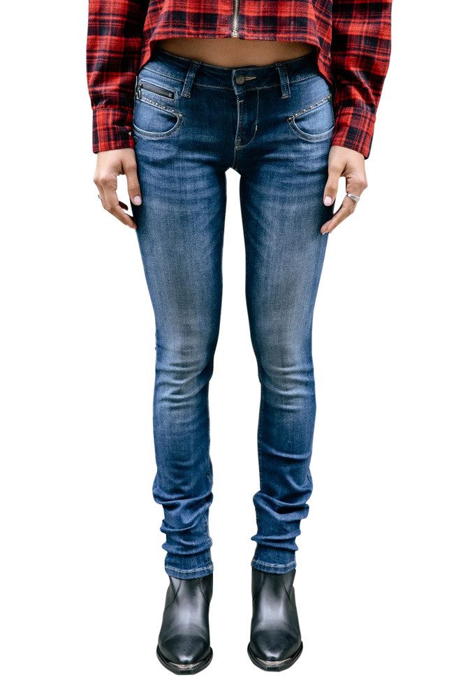 Freeman T. Porter Slim-fit-Jeans Alexa slim Super stretch Denim Fever 4-Pocket Style mit Stretch