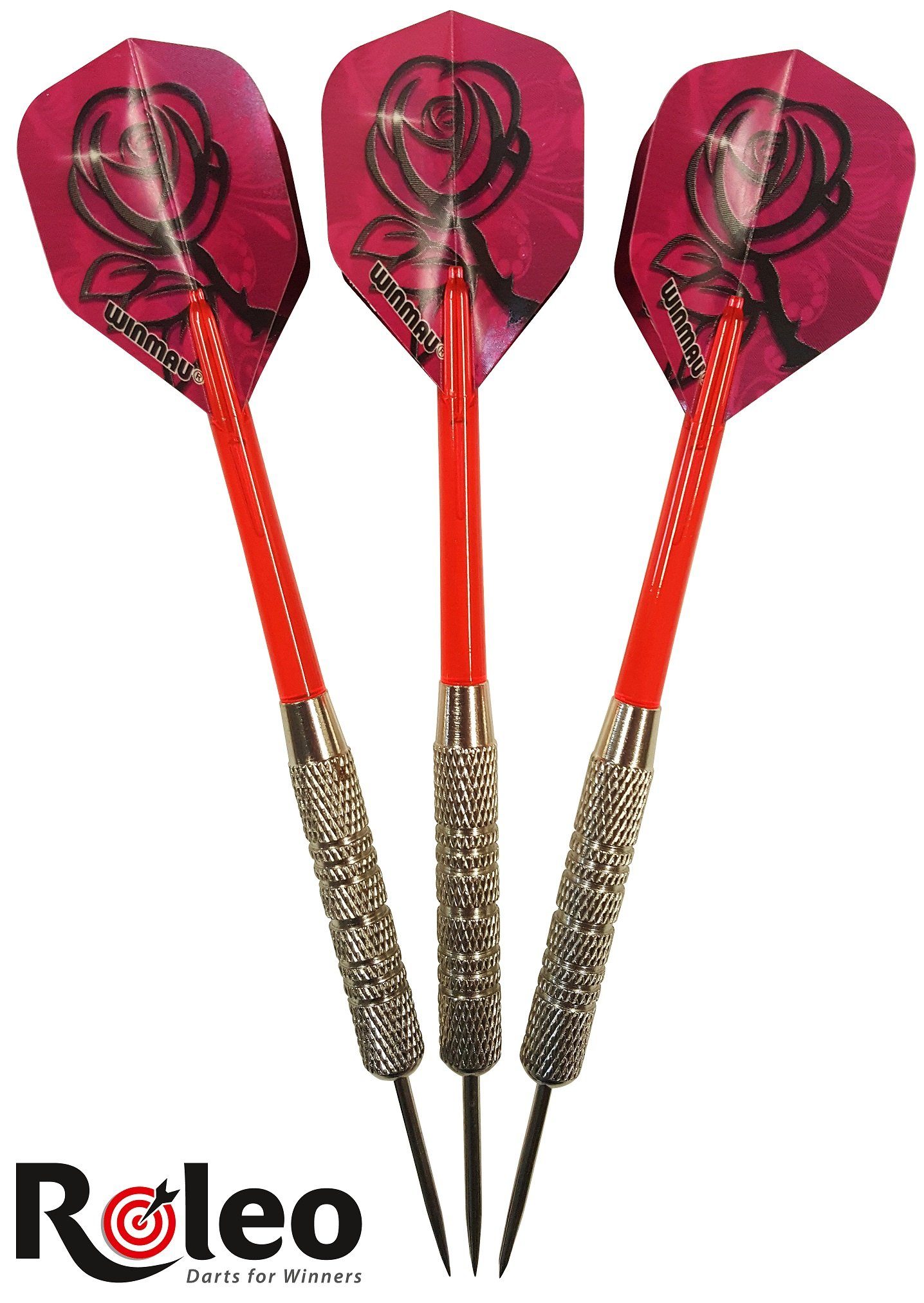 Dartpfeil Steeldart Dart Pfeile R-4 von Roleo Darts - 17g inkl. Dartbox