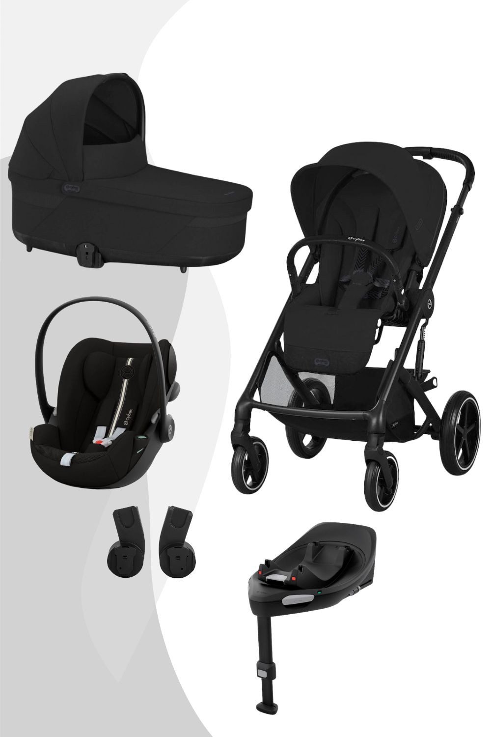 Cybex Kombi-Kinderwagen Balios S Lux Kinderwagen Travel-System Ease Plus M