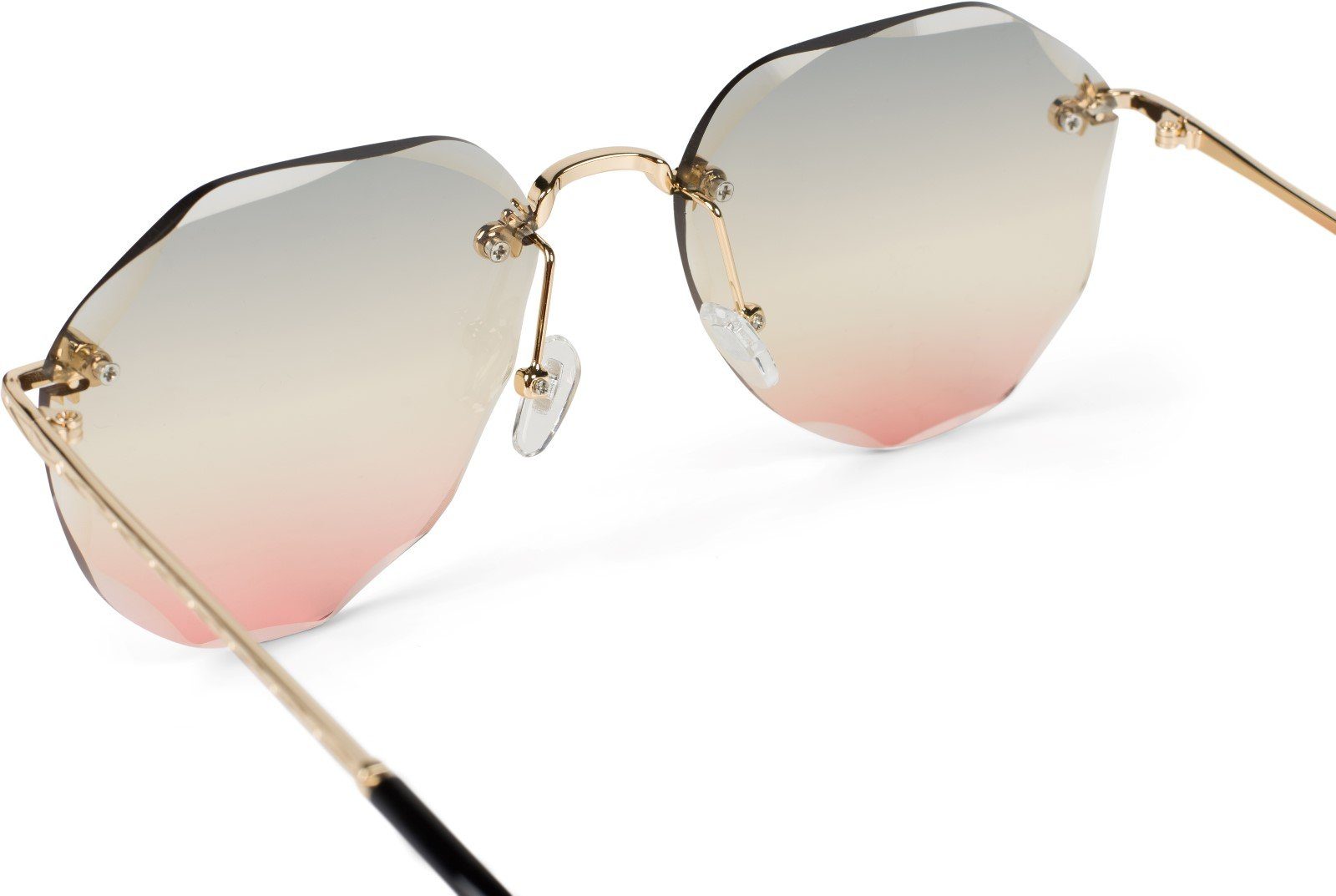 styleBREAKER Sonnenbrille Rahmenlose Piloten Sonnenbrille mit Diamant Schli günstig online kaufen