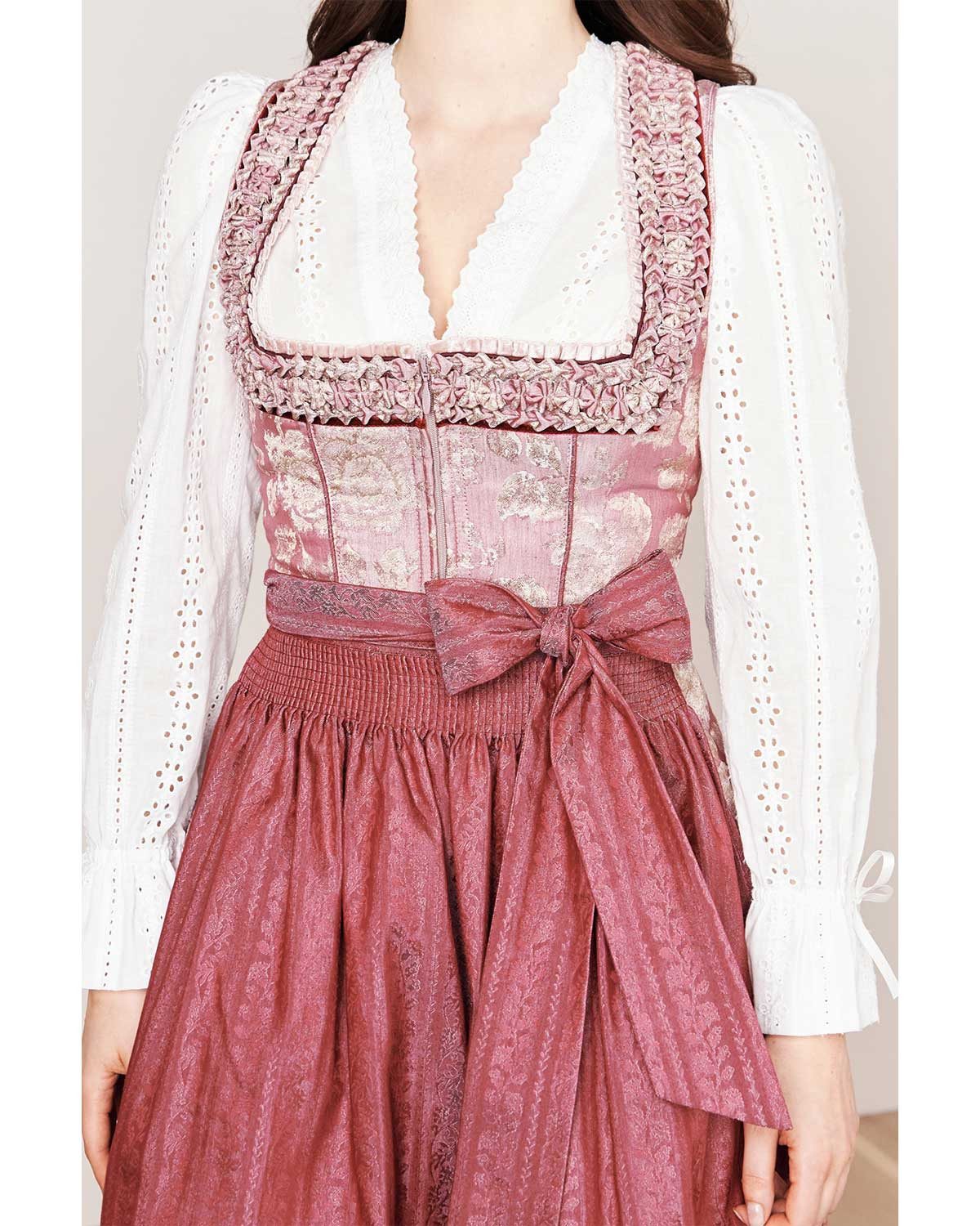 KRÜGER COLLECTION Dirndl Dirndl 'Clara' 112866, Beere 70cm