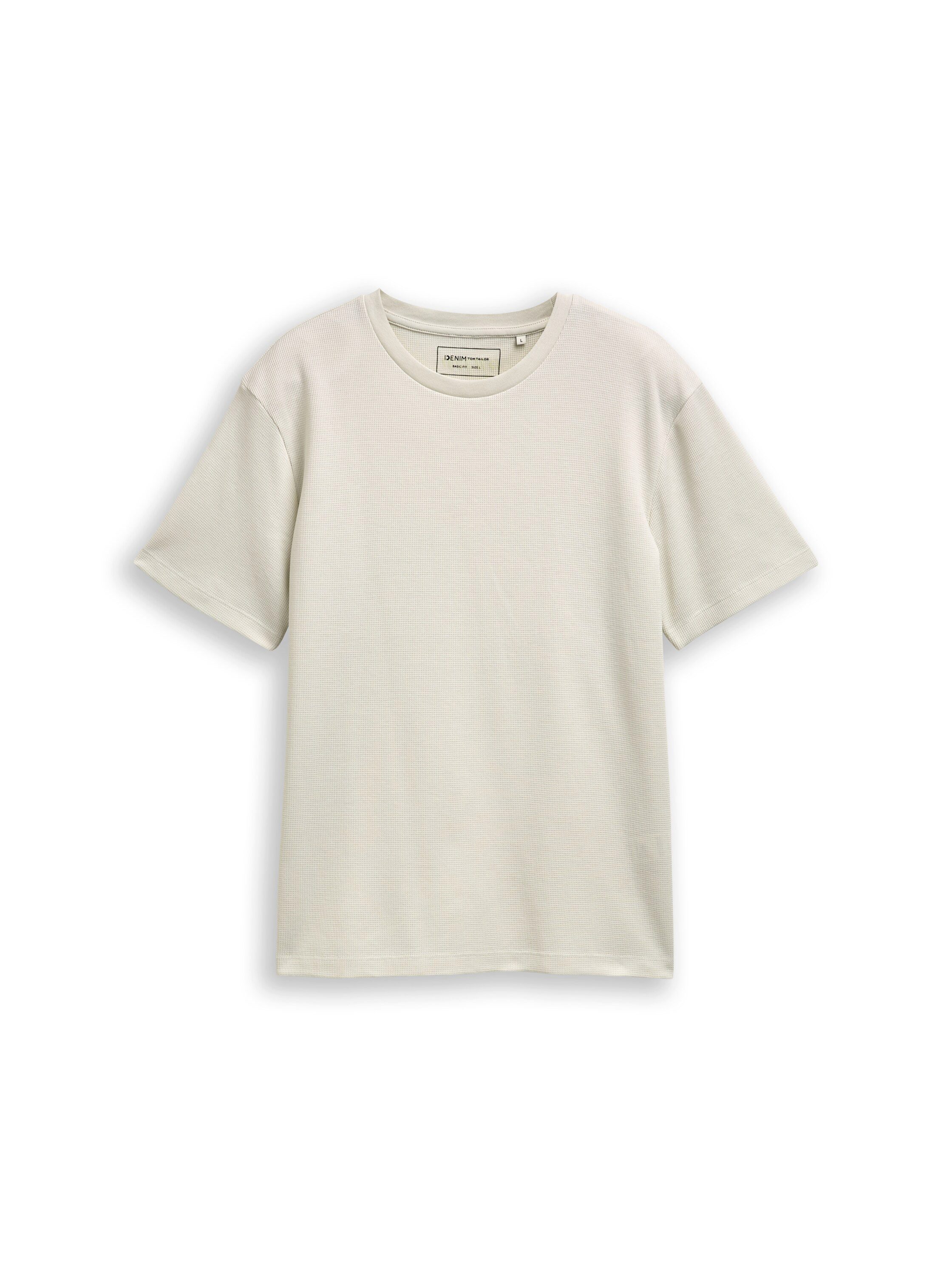 TOM TAILOR Denim T-Shirt in Piqué-Qualität – Bild 5 von 5
