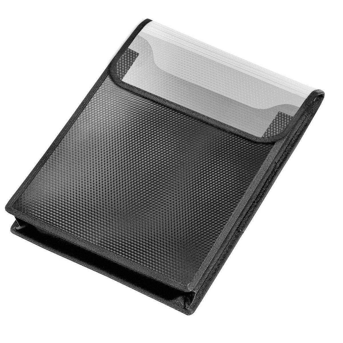 VELOFLEX Aktenordner VELOFLEX Sammelbox Velobag 40mm hochformat schwarz DIN A4