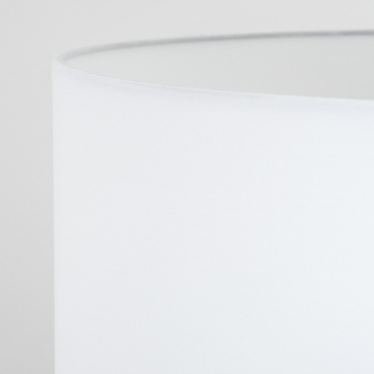 hofstein Stehlampe Stehlampe aus Holz/Stoff in Dunkelbraun/Weiß, ohne Leuchtmittel, skandinavische Design Leuchte, Schirm (40 cm) u. Fußschalter, 1x E27