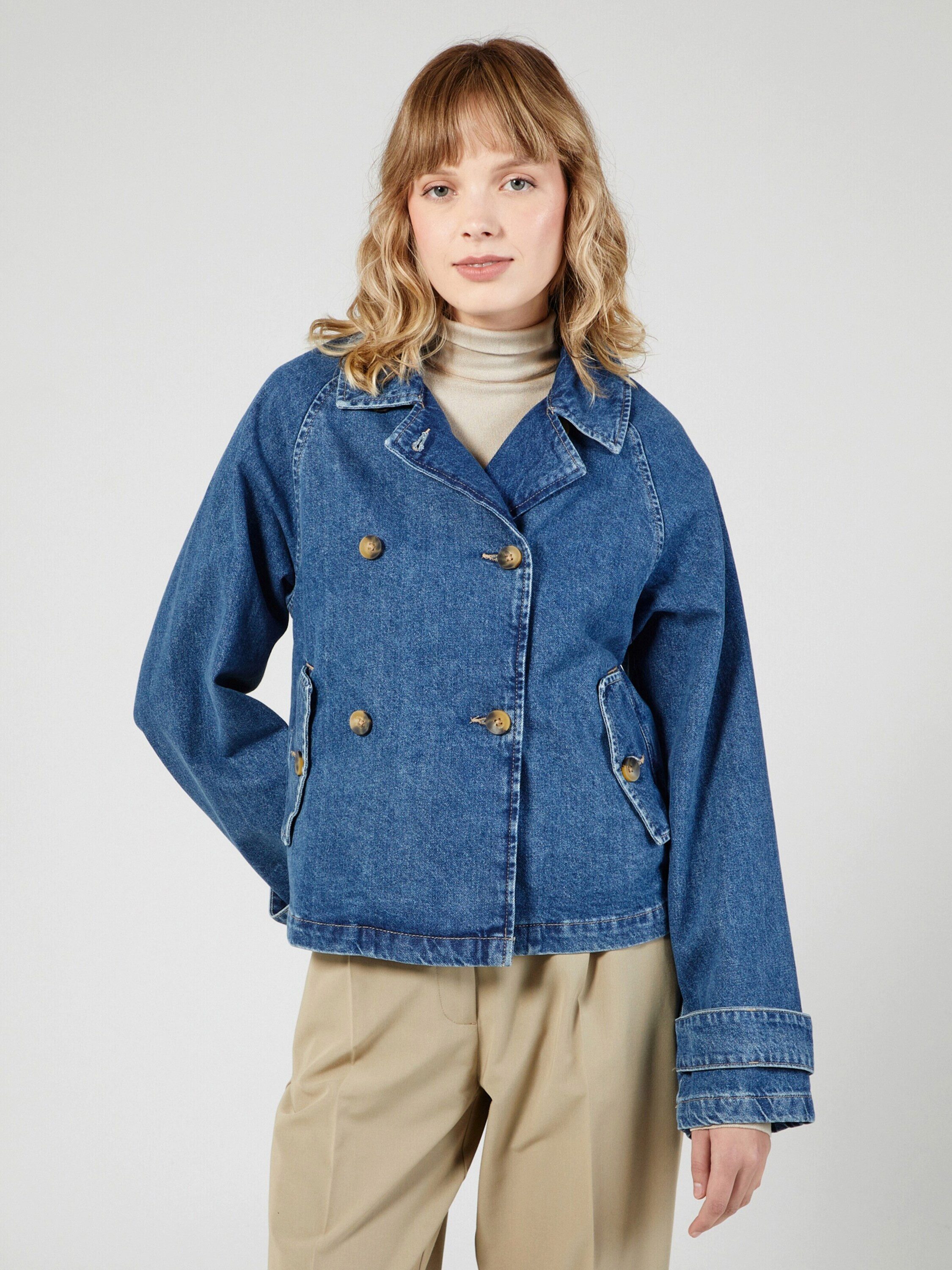 ONLY Jeansjacke ONLAPRIL SHORT DNM TRENCH günstig online kaufen