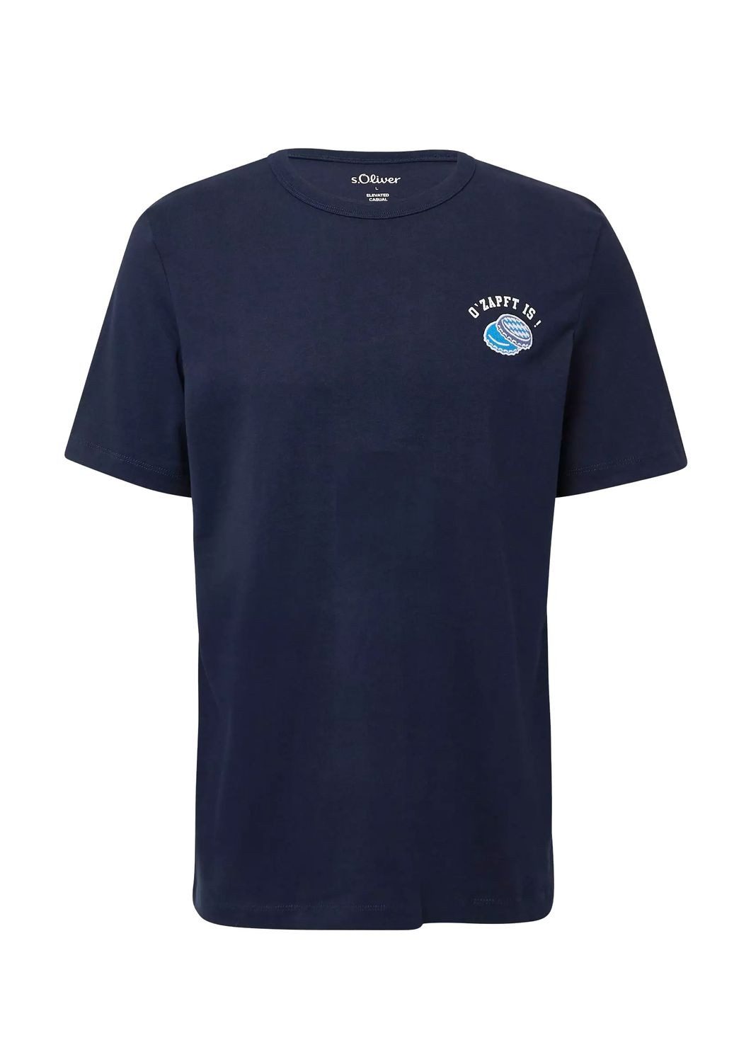 s.Oliver T-Shirt T-Shirt mit Artwork kurzarm, günstig online kaufen