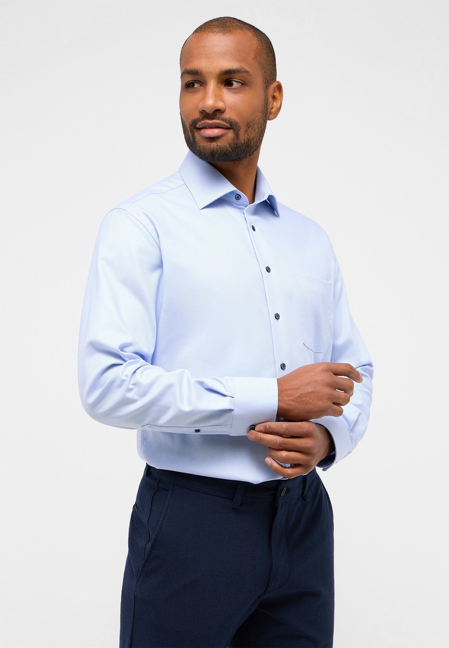 Eterna Langarmhemd MODERN FIT NON IRON günstig online kaufen