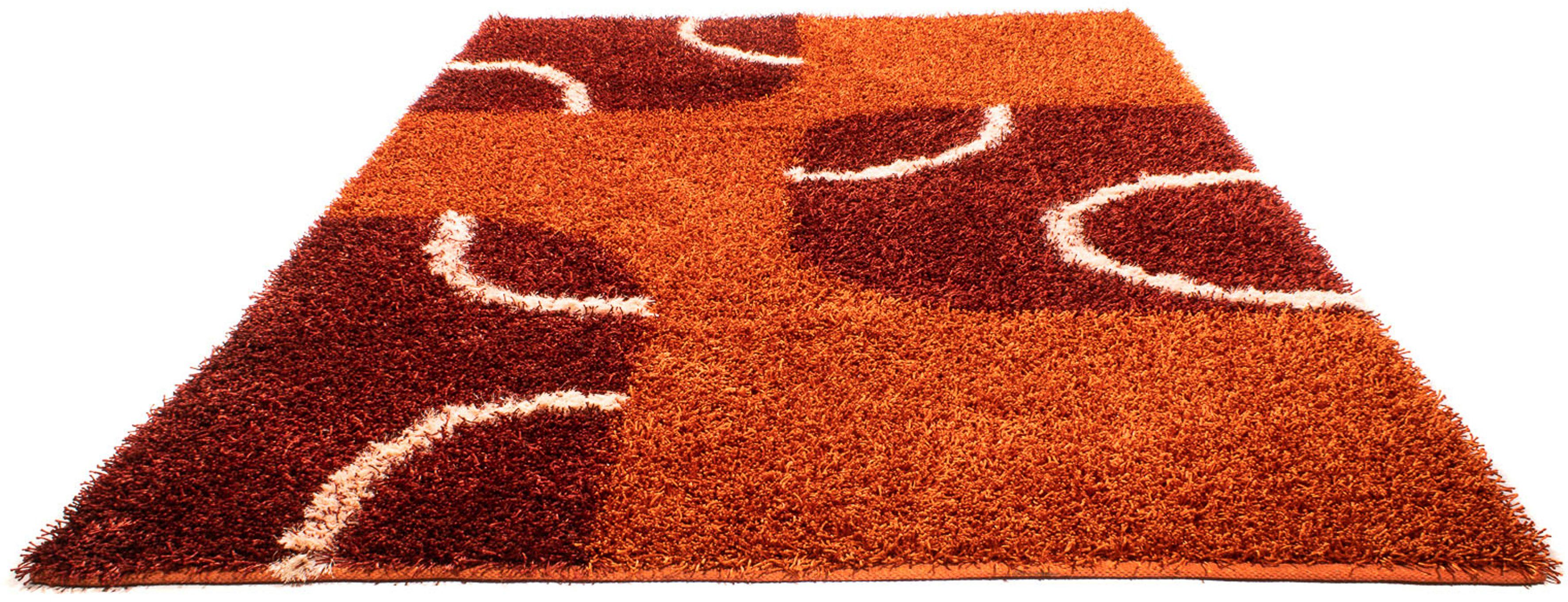 Hochflor-Teppich Hochflor - 318 x 221 cm - braun, morgenland, rechteckig, Höhe: 25 mm, Wohnzimmer, Einzelstück