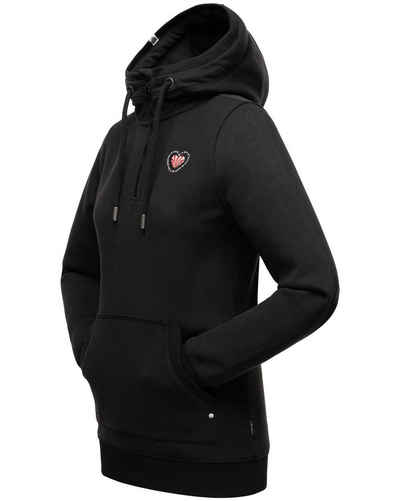 Navahoo Kapuzensweatshirt Zauberelfe Warmer Damen Hoodie mit Tunnelzug-Kordeln