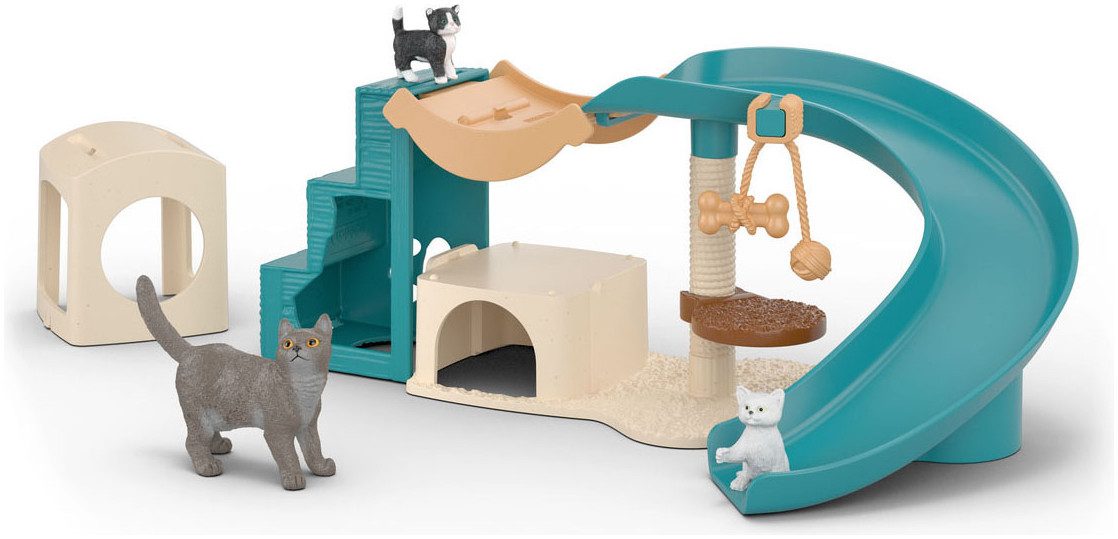 Schleich® Spielwelt FARM WORLD, Spielspaß für Katzen (42764), (12-tlg)
