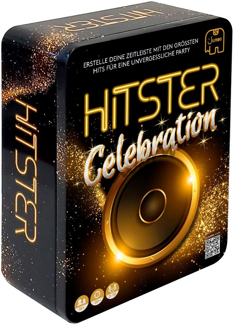 Jumbo Spiele Spiel Hitster Celebrations, Familienspiel
