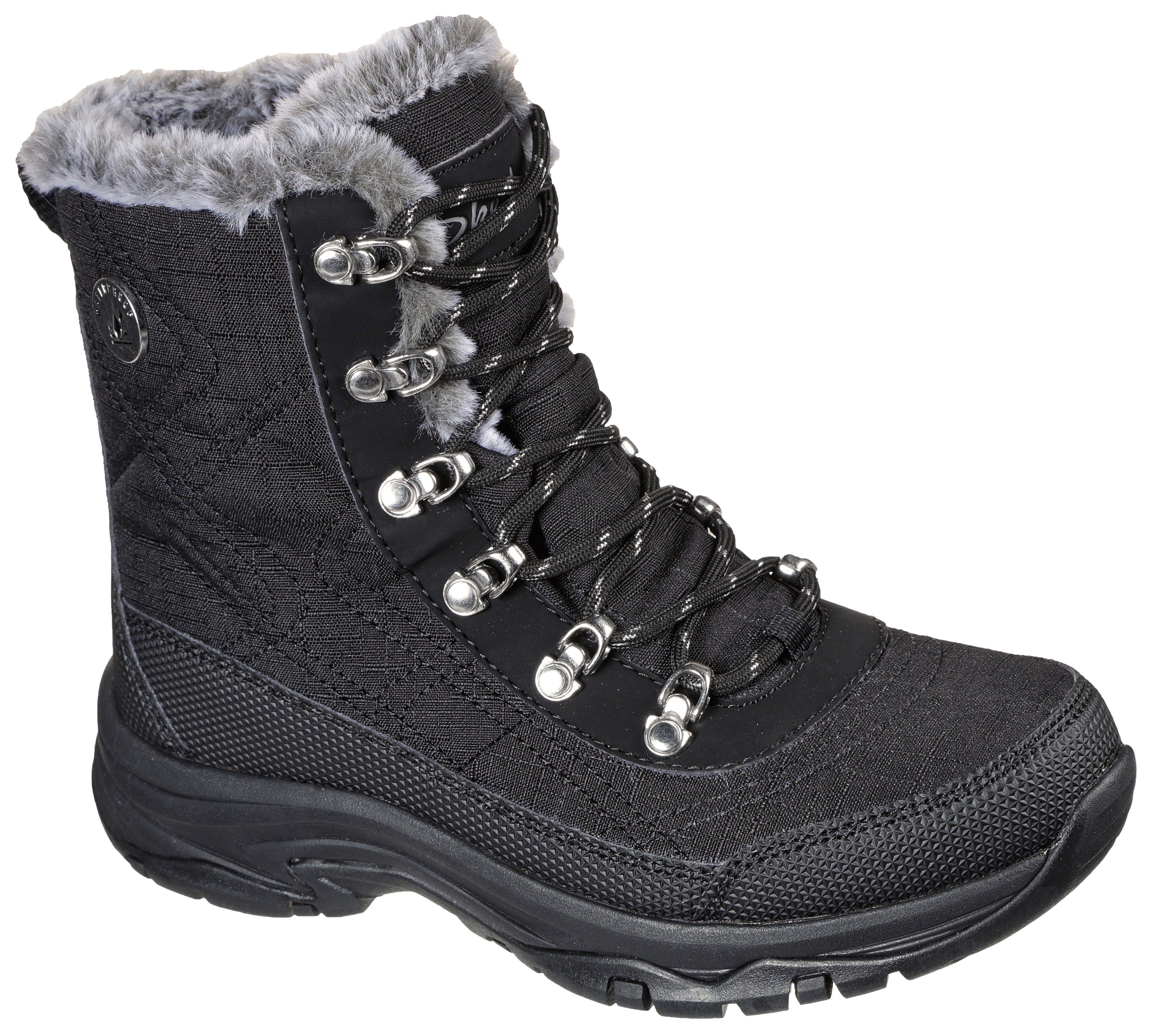 COLD BLUES - Skechers TREGO Waterproof-Ausstattung Winterboots schwarz mit