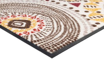 Teppich Boho Style, wash+dry by Kleen-Tex, rechteckig, Höhe: 7 mm, In- und Outdoor geeignet, waschbar, Wohnzimmer