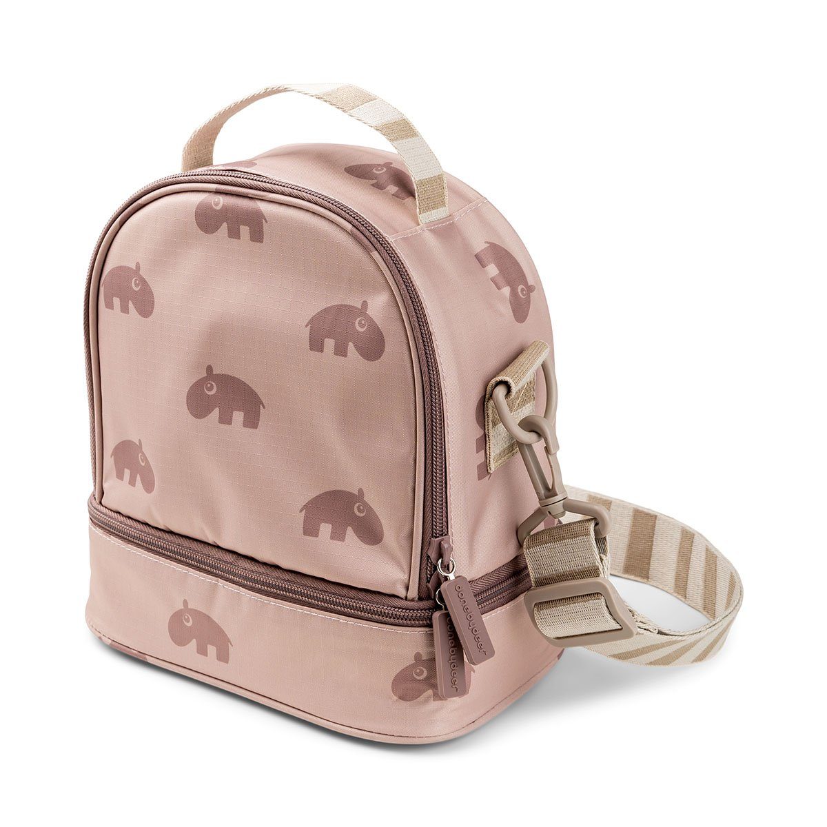 Done by Deer Lunchbox Isolierte Kinder-Lunchtasche Ozzo Rosa 22 x 14,5 x H24 cm