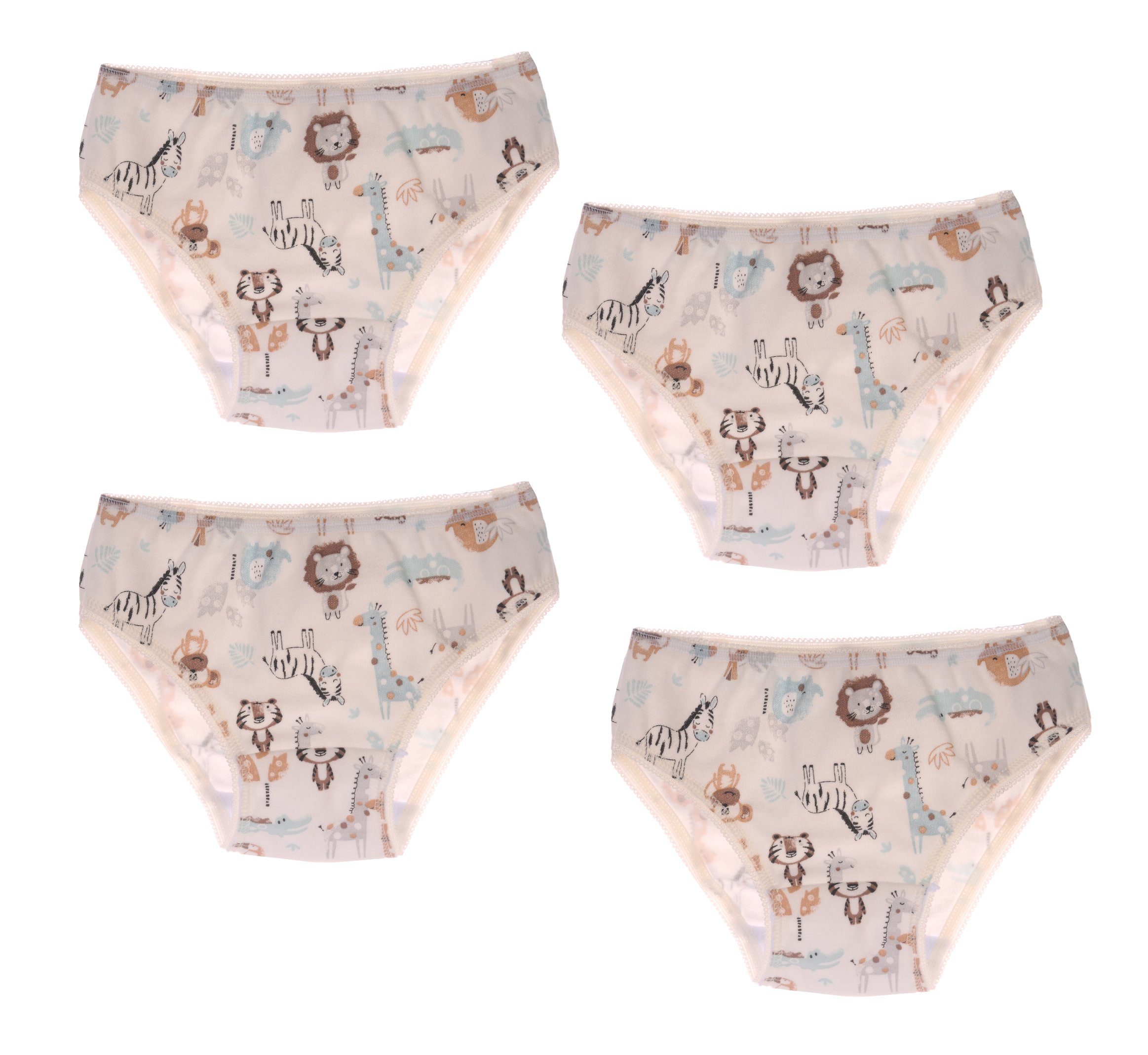 La Bortini Slip Höschen Baby und Kinder Slips 4er Pack Unterwäsche Unterhose